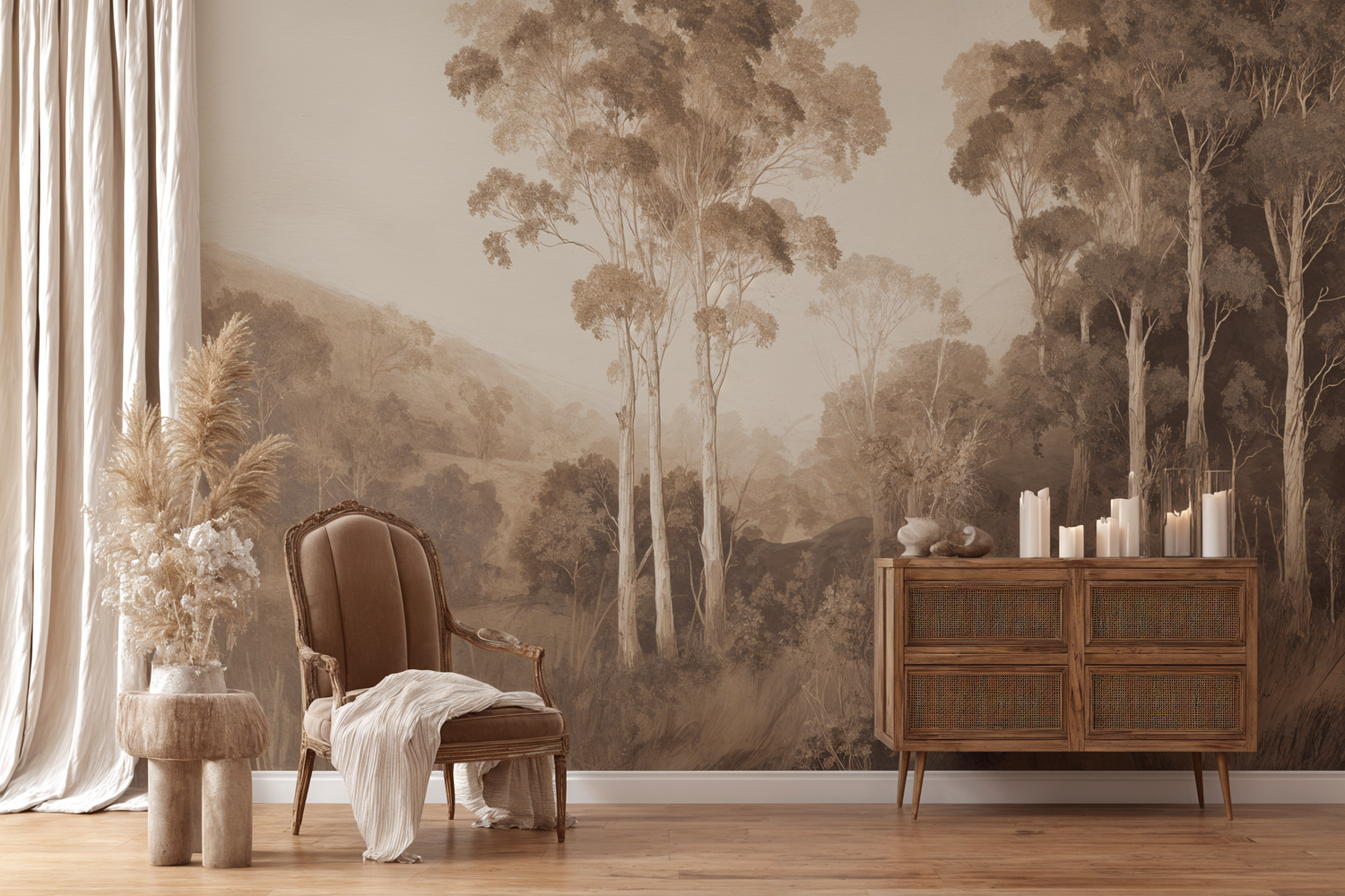 Country style wallpaper