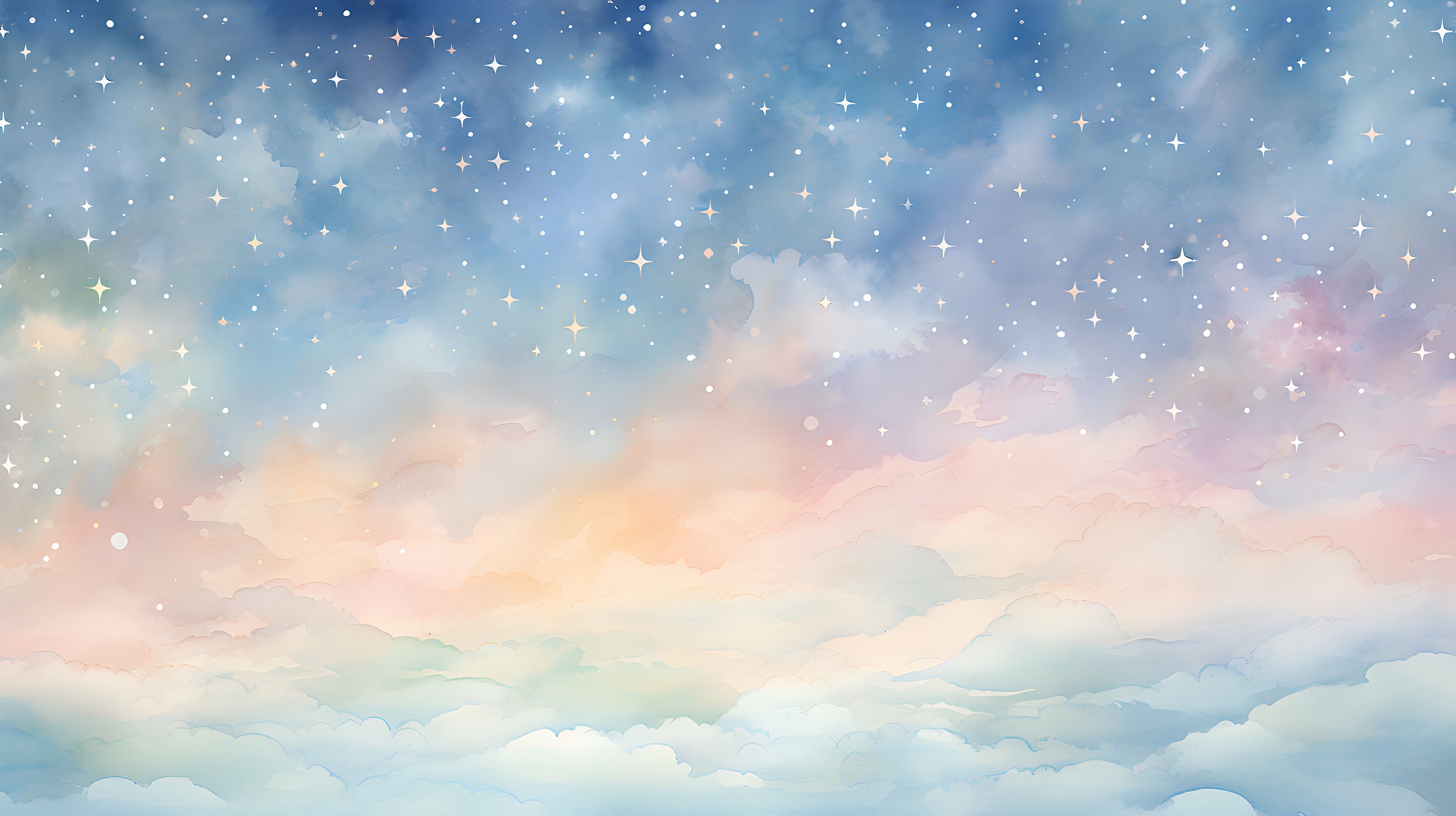 Celestial Pastel Wall Decal for Kids' Room