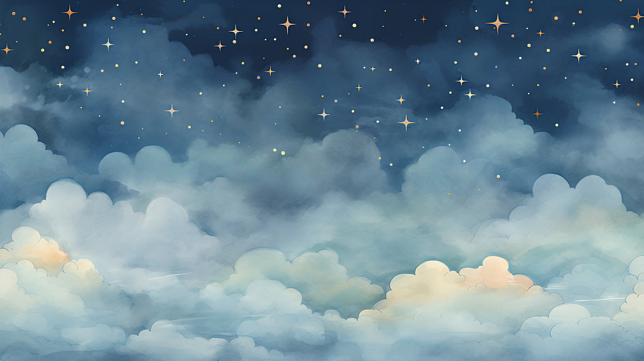 Starry Night Wall Mural Alt Wallpaper