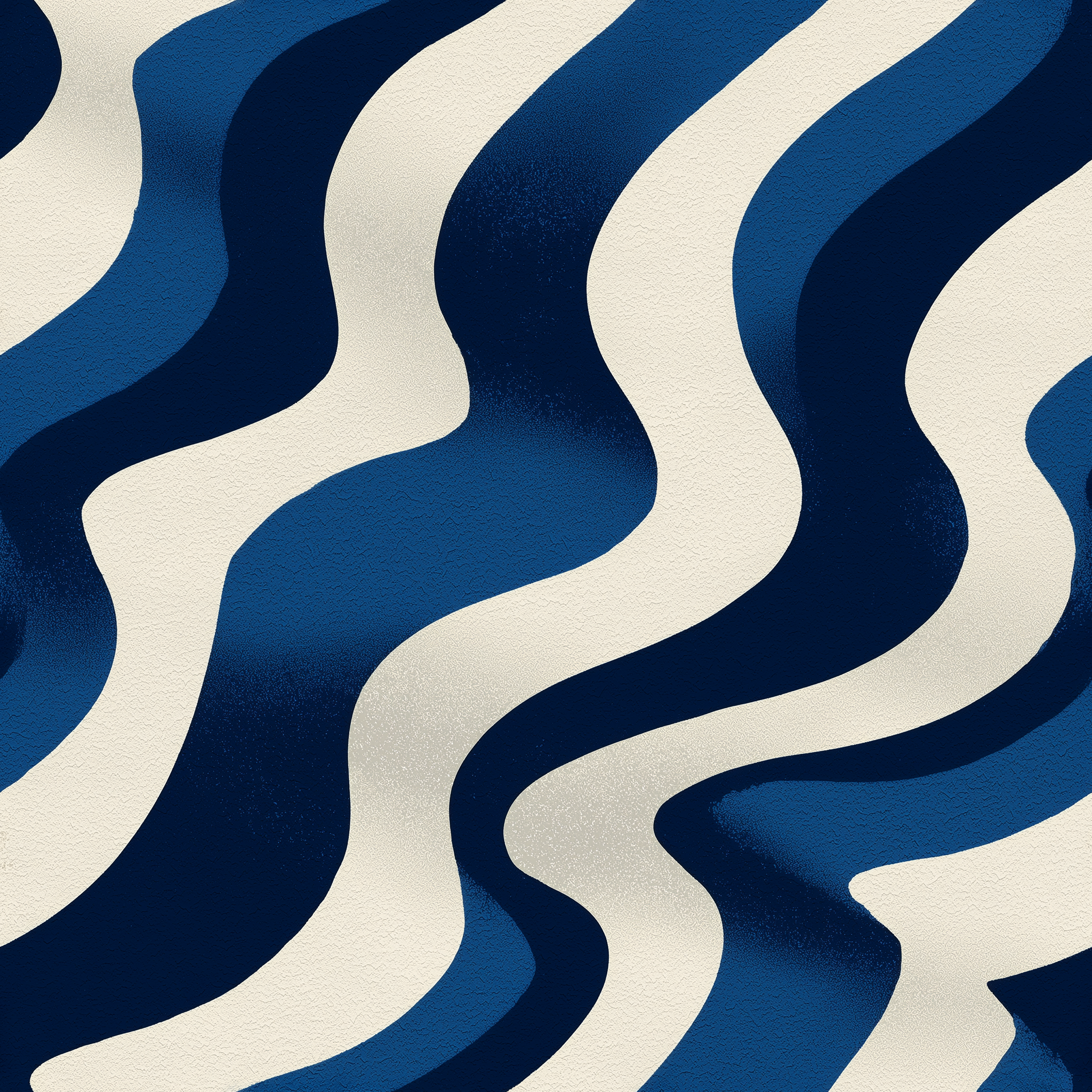 Retro abstract stripe wallpaper design
Flowing navy white pattern wallpaper