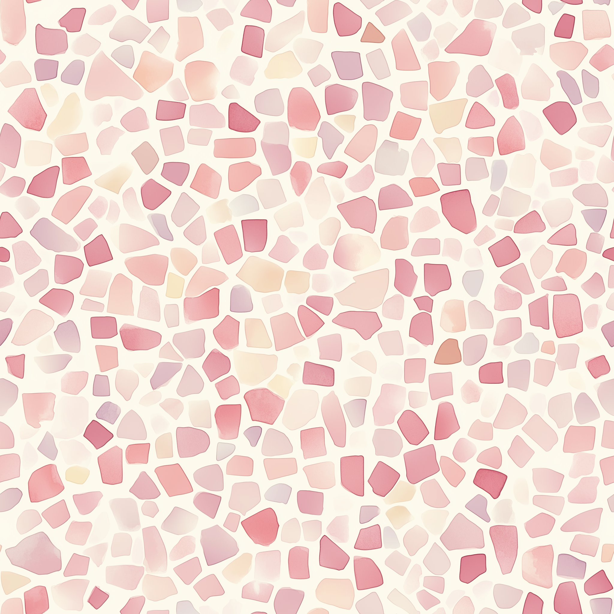 Artistic pink and cream scatter design wallpaper.
Modern geometric shapes wallpaper.