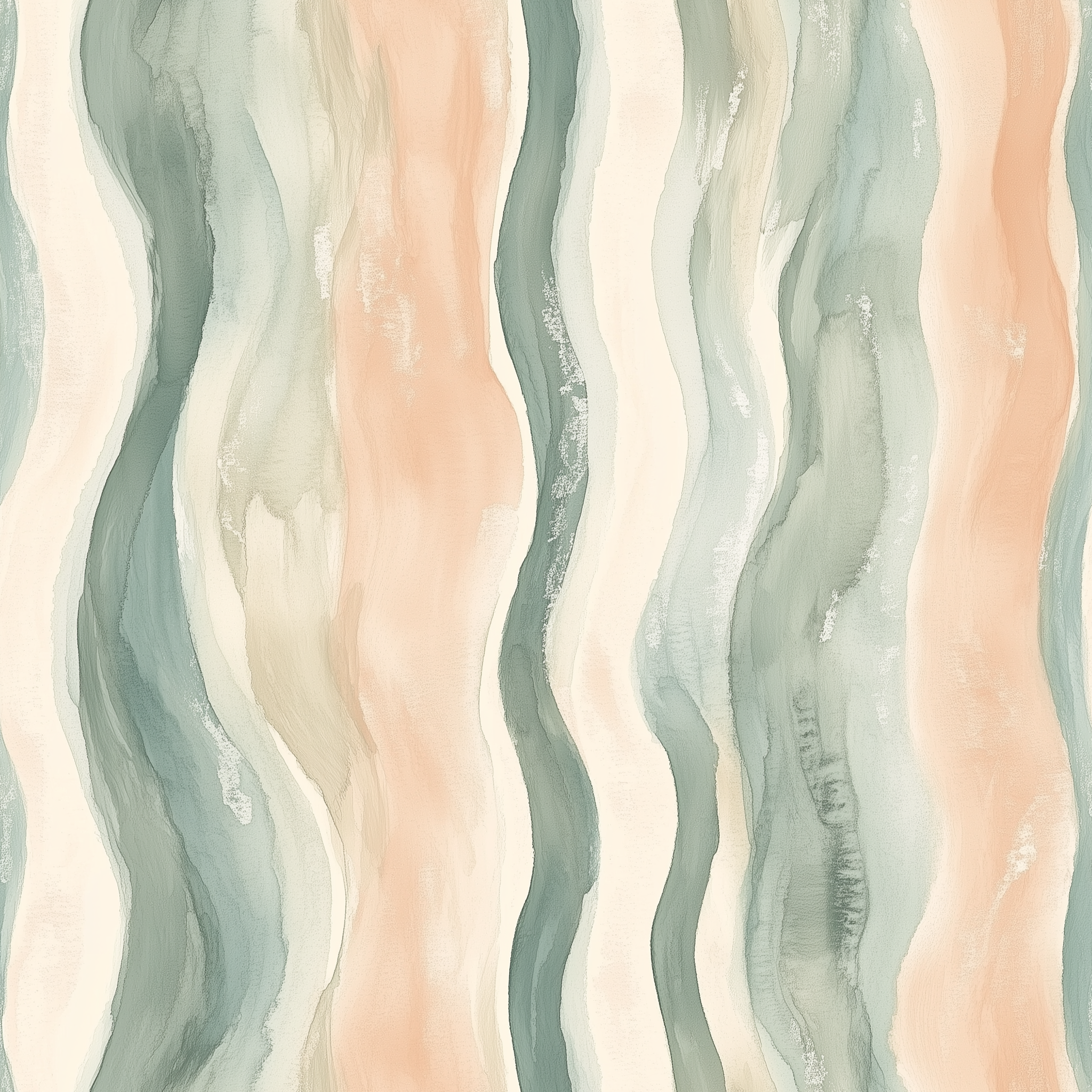 Fluid watercolor stripes for modern interiors.
Removable pastel wallpaper for bedrooms.