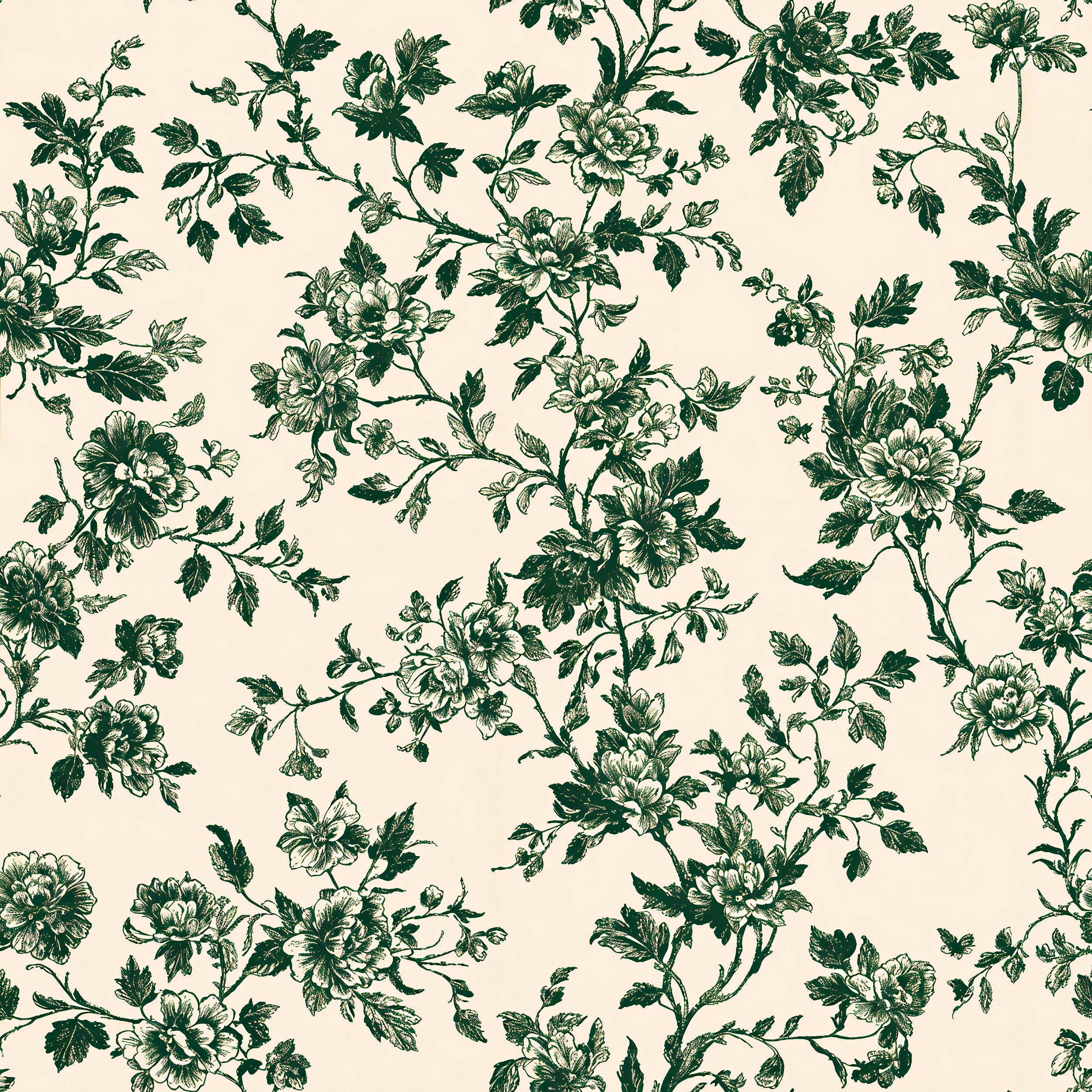 Classic branch and leaf wallpaper design.
Elegant peel-and-stick botanical wallpaper.