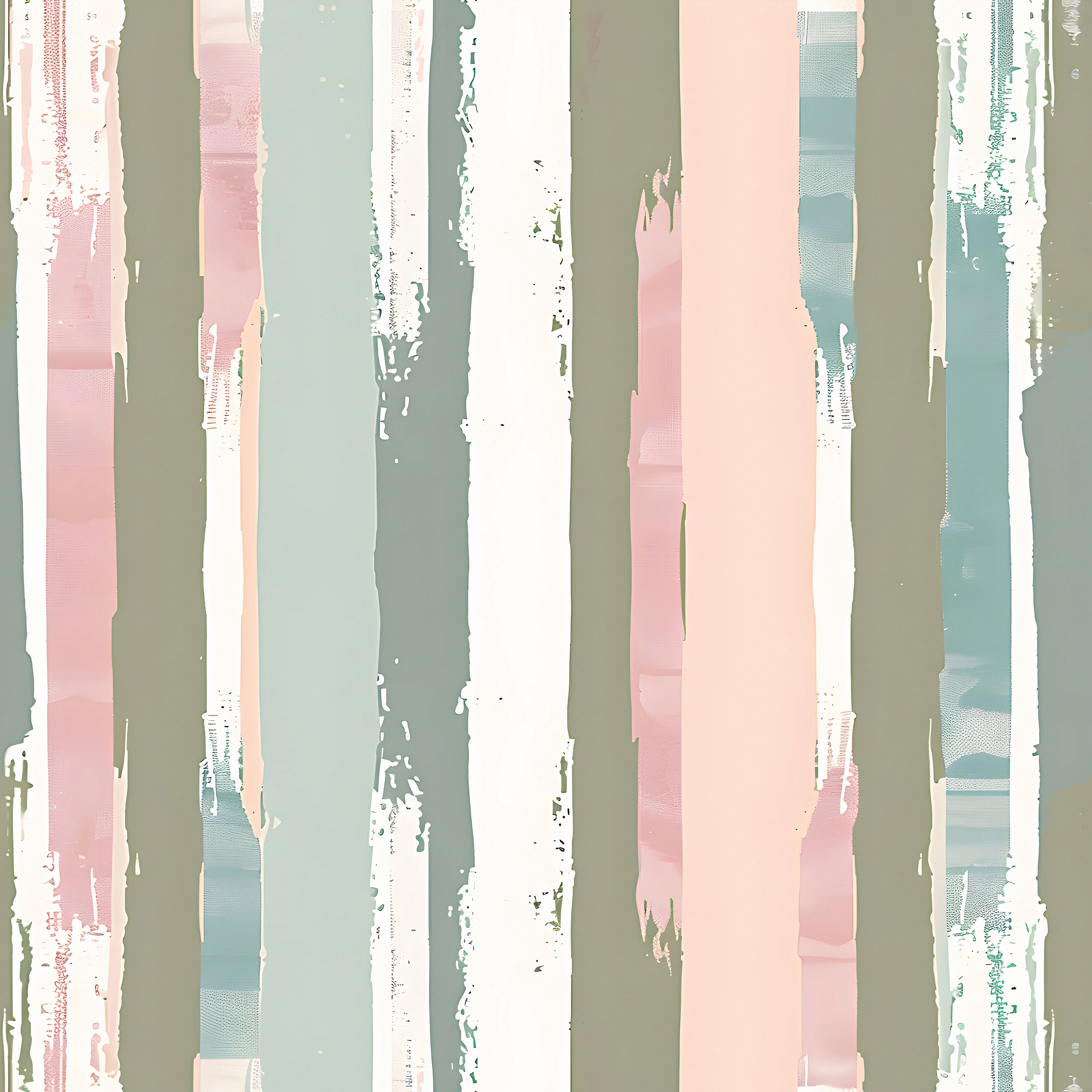 Removable vertical stripes wallpaper Pastel colors wall art