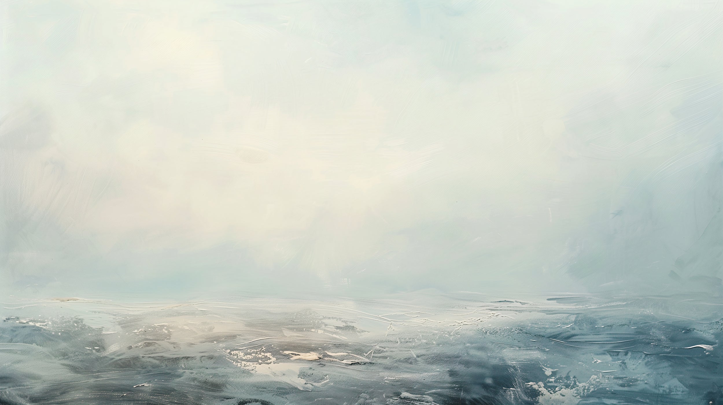Soft blue ocean mural peel and stick Tumbling waves ocean wallpaper