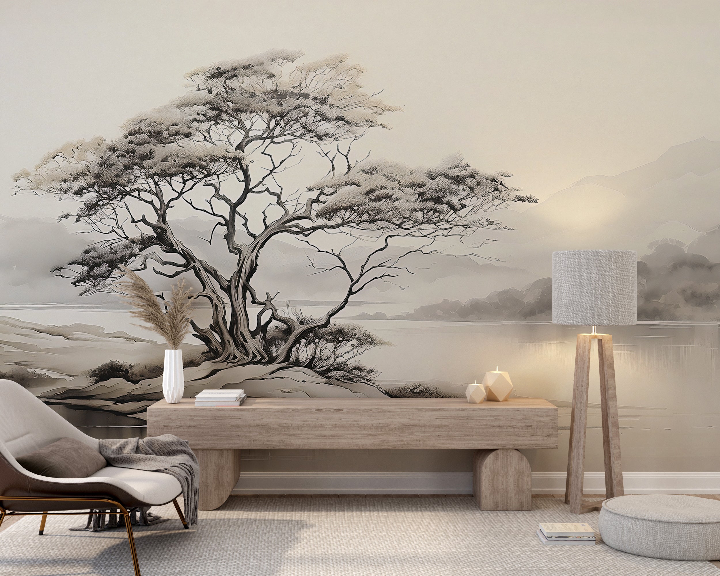 Nature's Beauty in Vintage Wallpaper