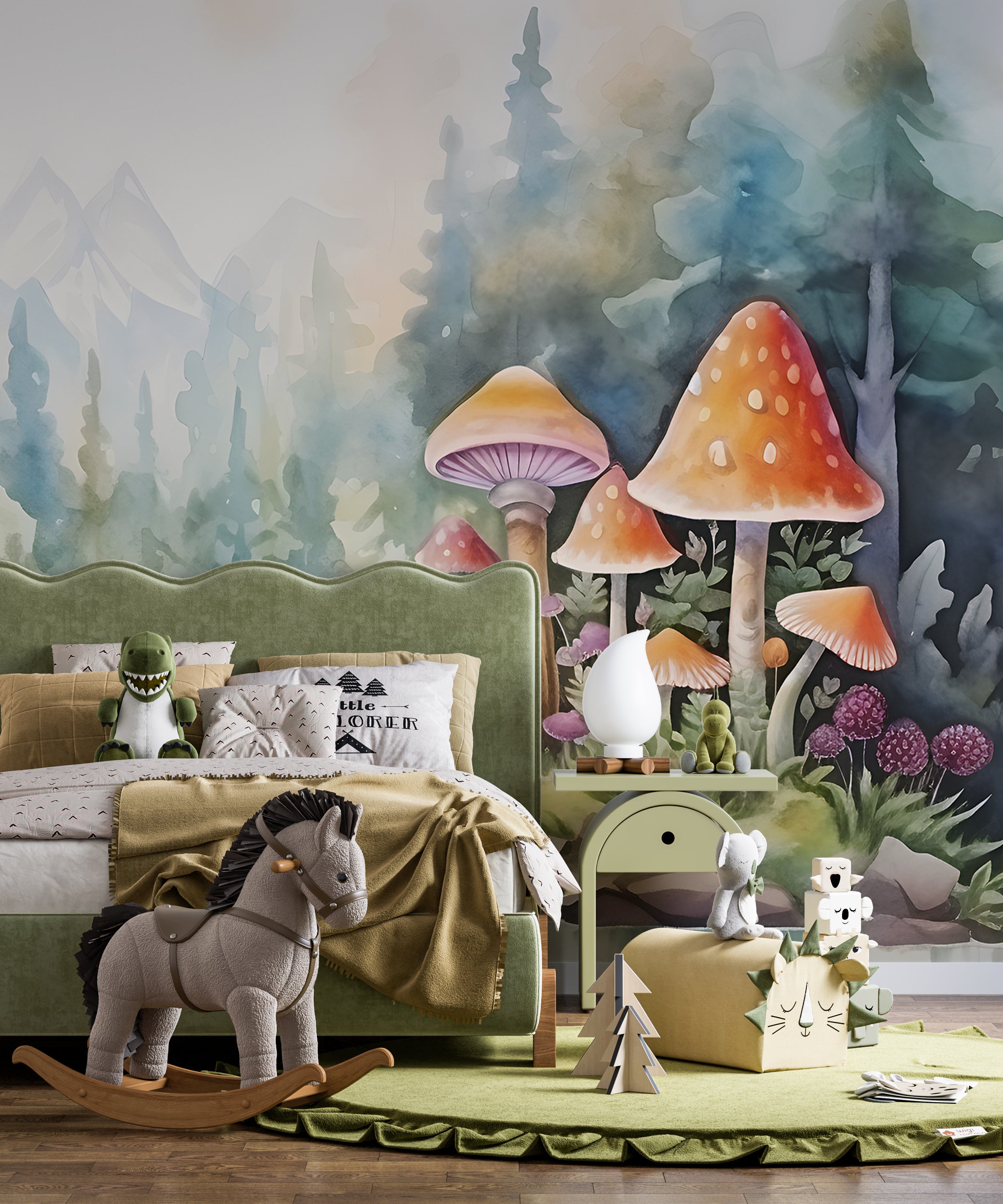 Fairy Tale Mushroom Nursery Decor
