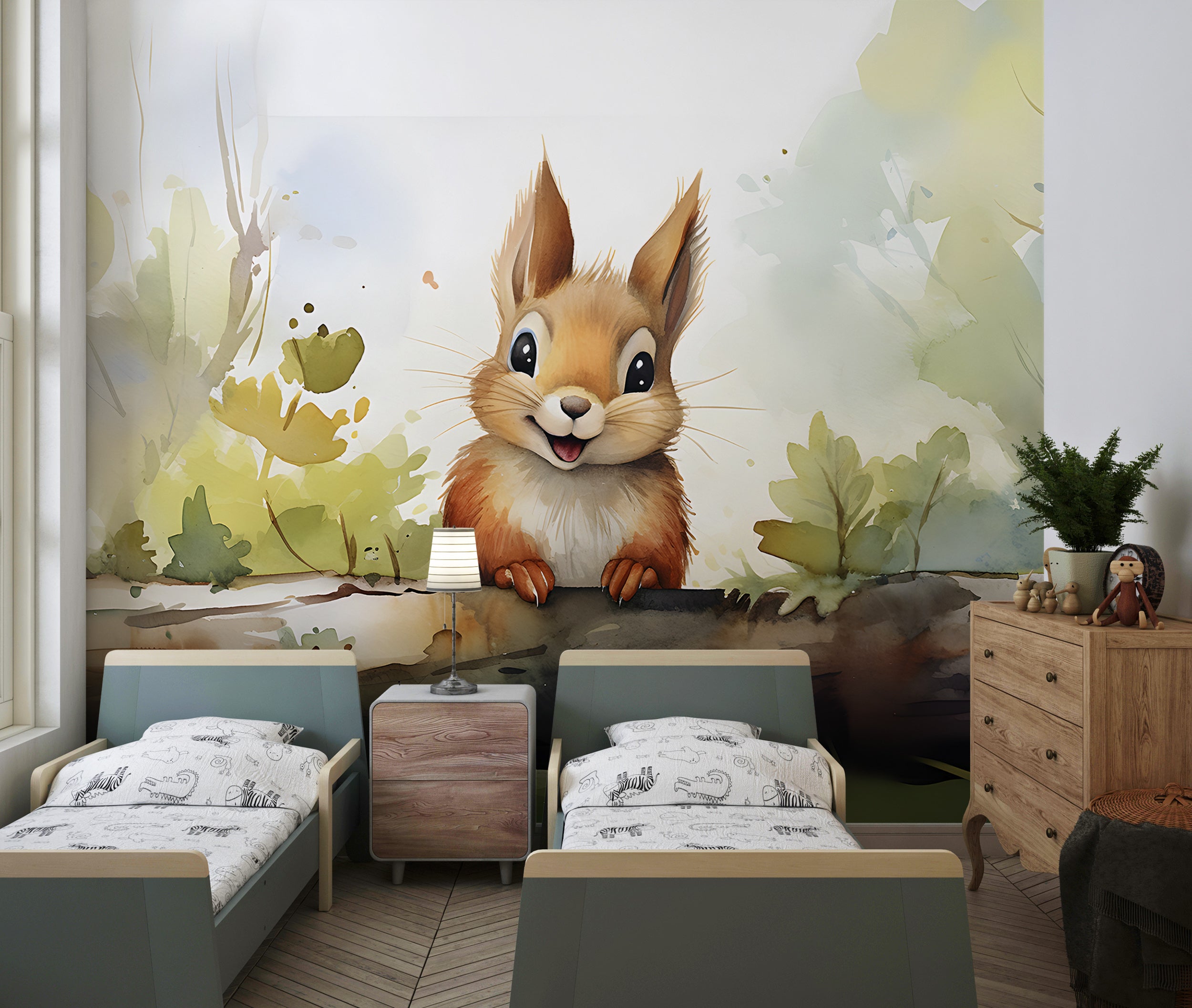 Adorable Squirrel Nursery Theme