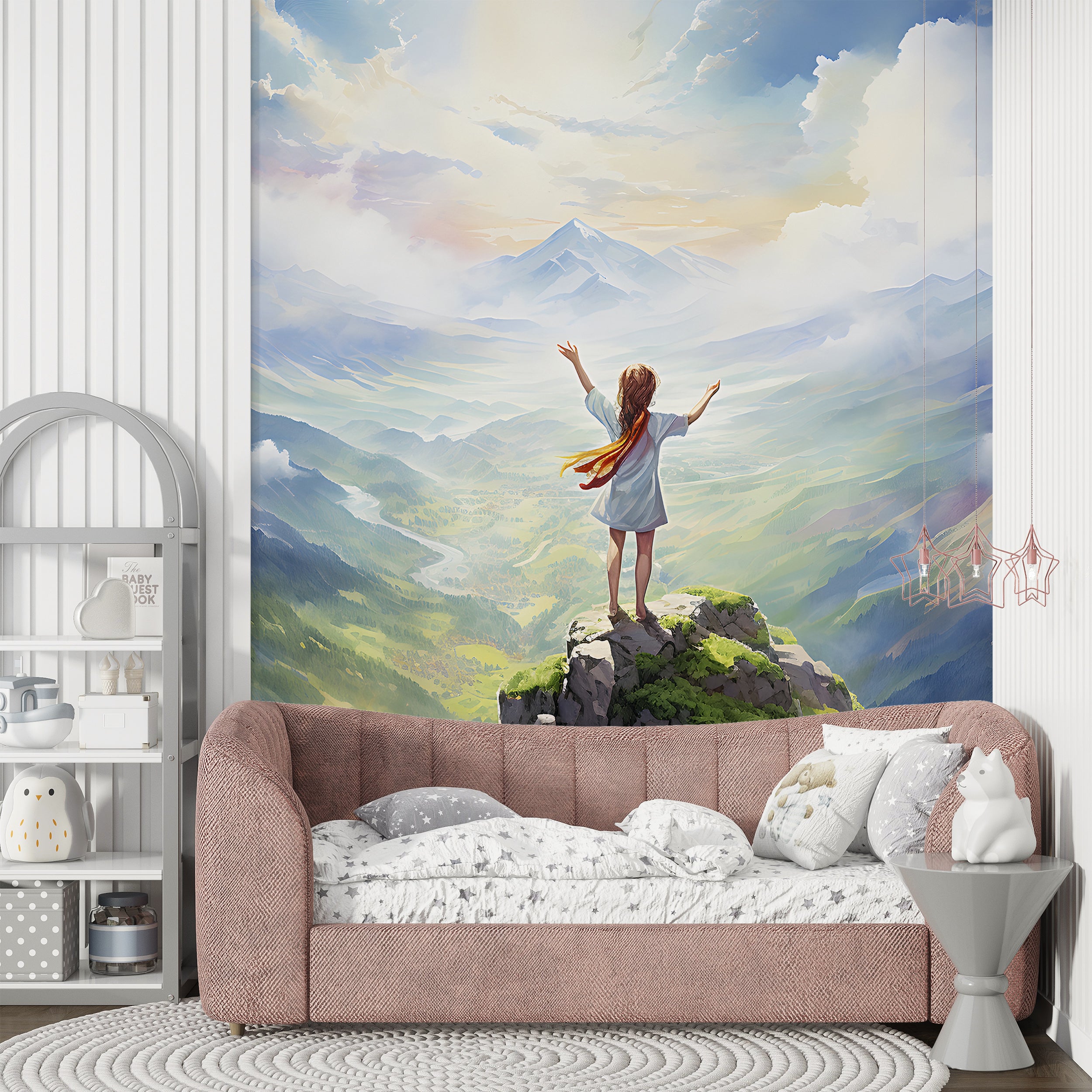 Peel and Stick Panoramic Landscape Decal