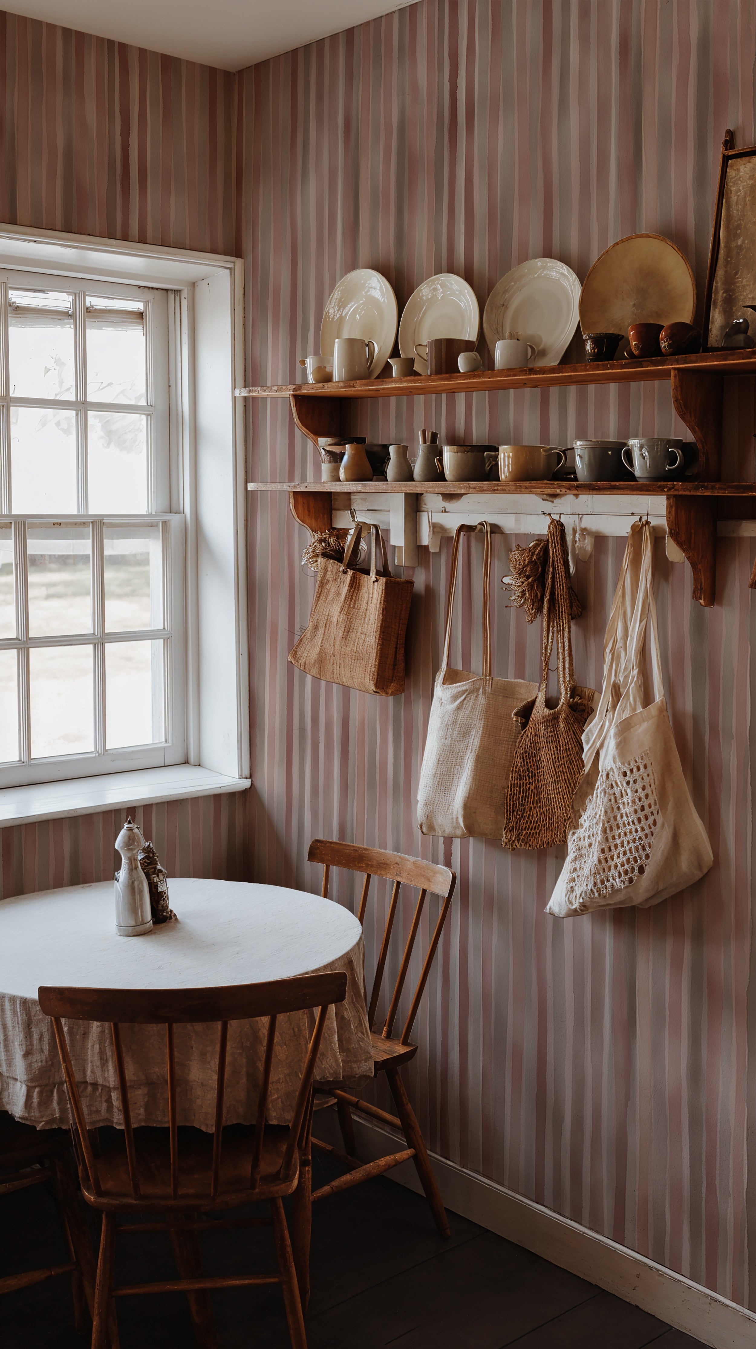 brown and red striped wallpaper
watercolor striped wall covering