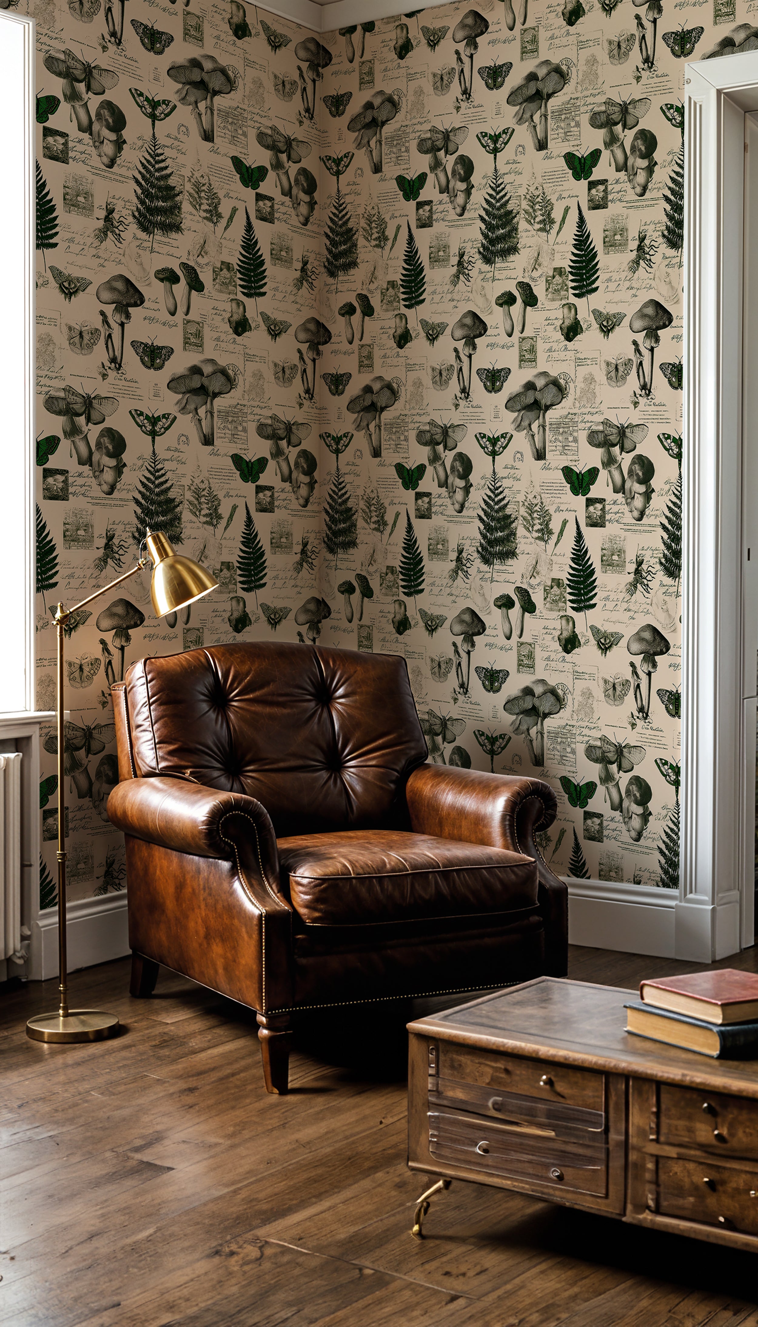 Vintage Mushroom Botanical Wallpaper
Scientific Illustration Wall Mural