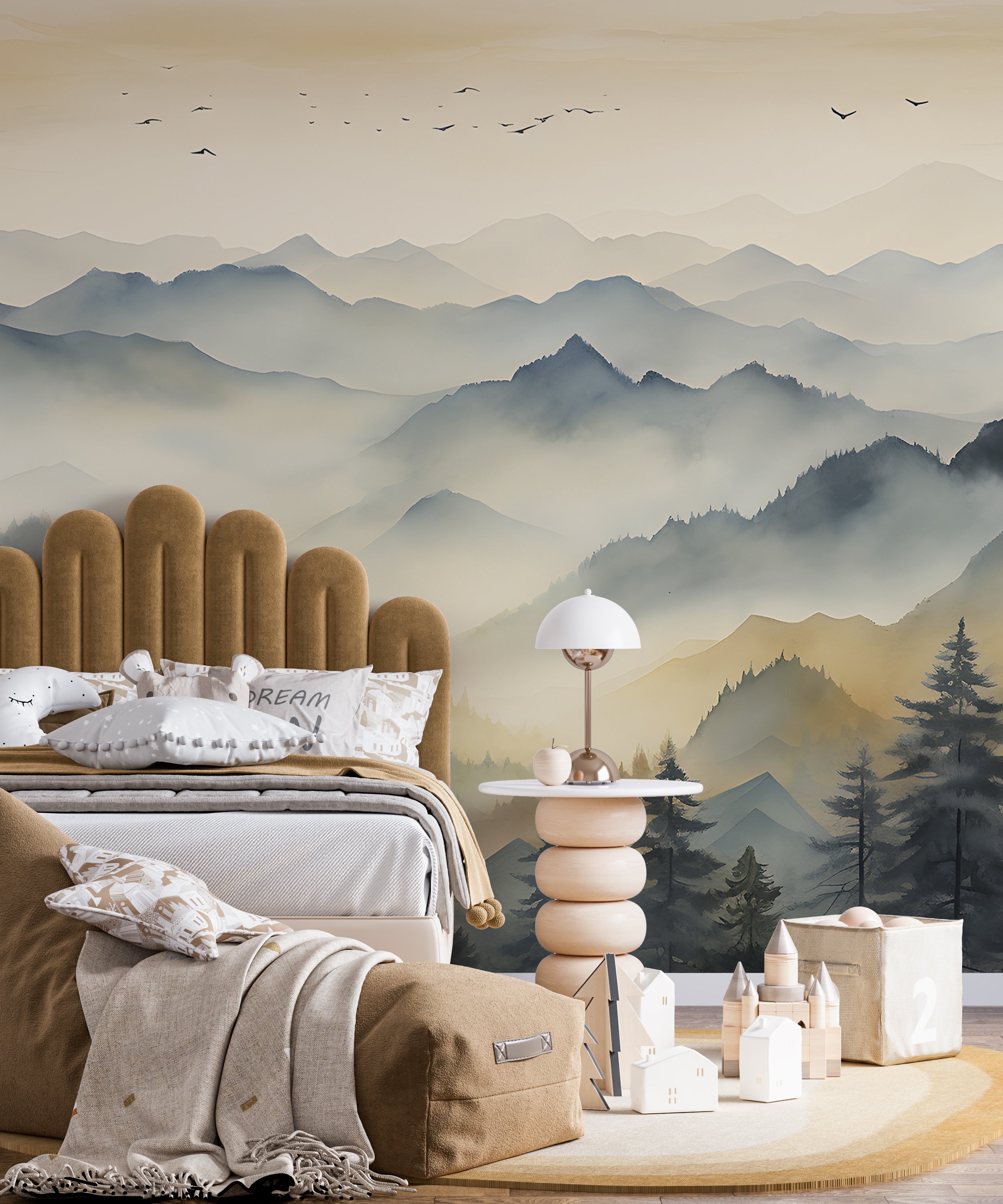 Easy-to-Apply Nursery Wallpaper
