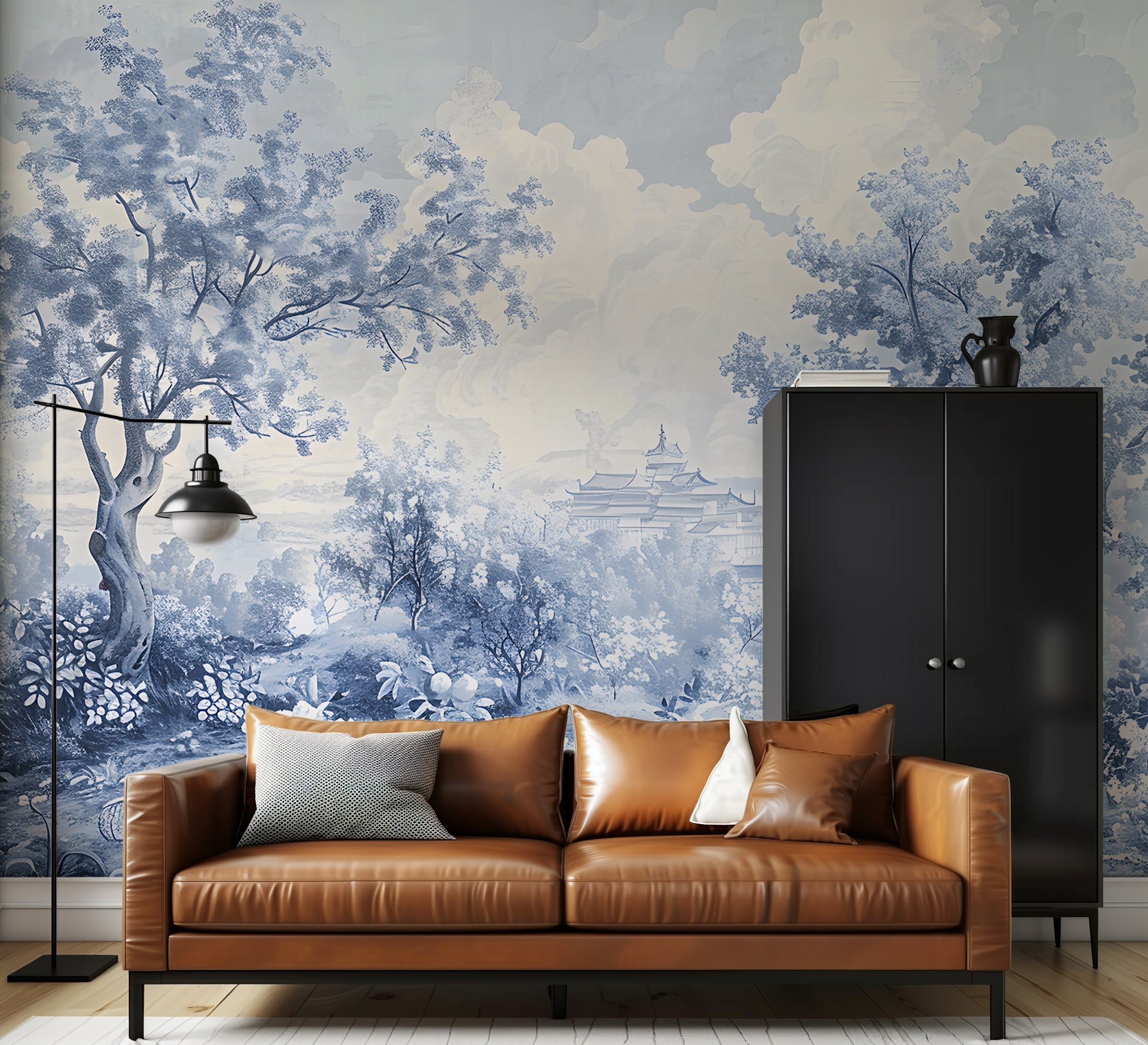 Traditional French wallpaper