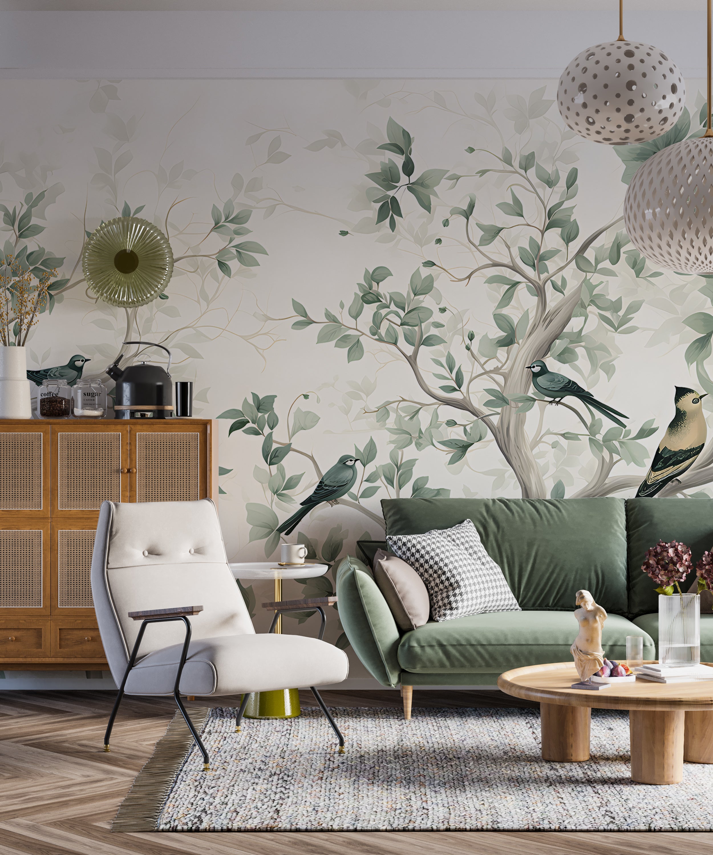 Botanical Vintage Wall Covering