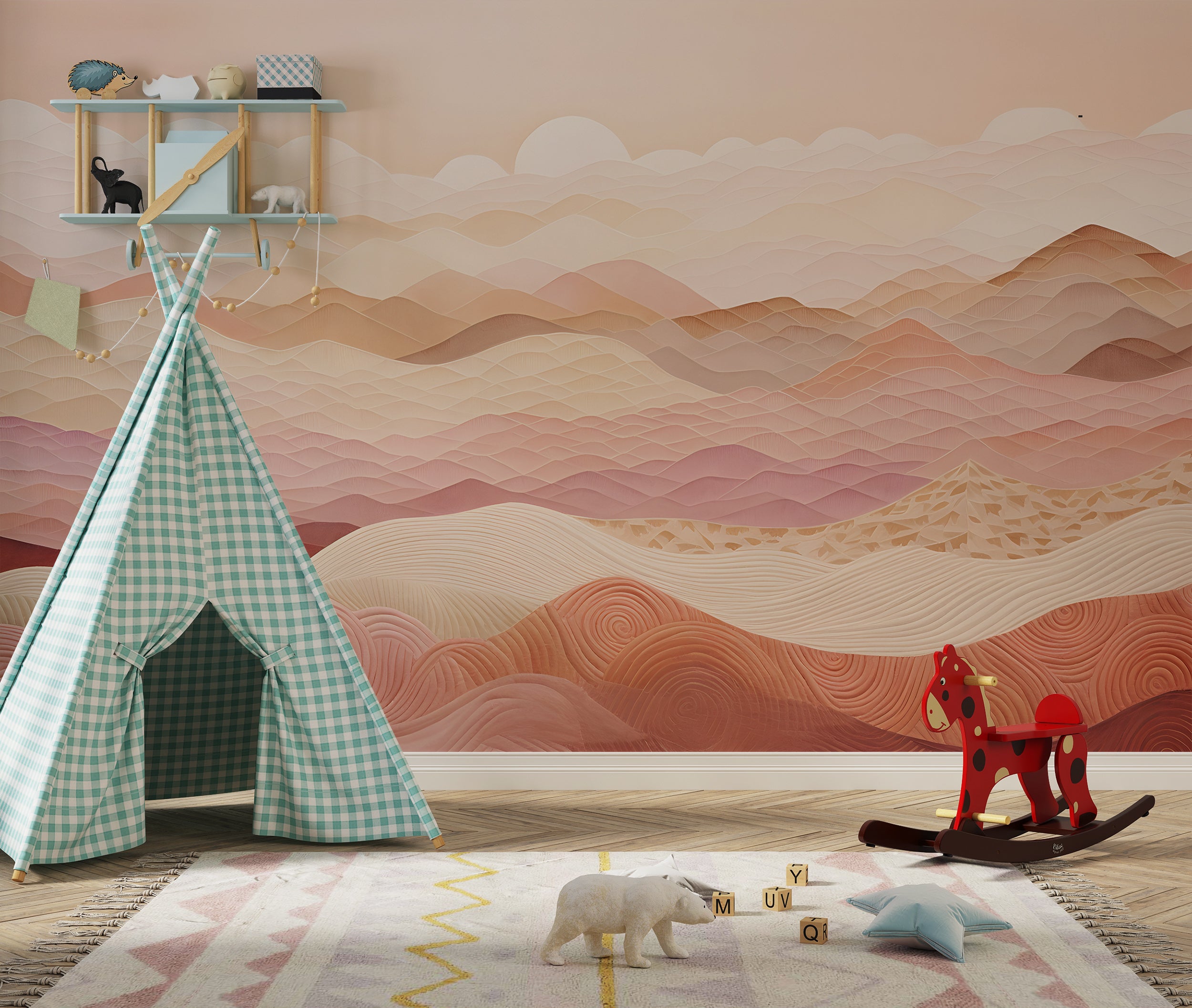 Abstract Landscape Theme for Interior