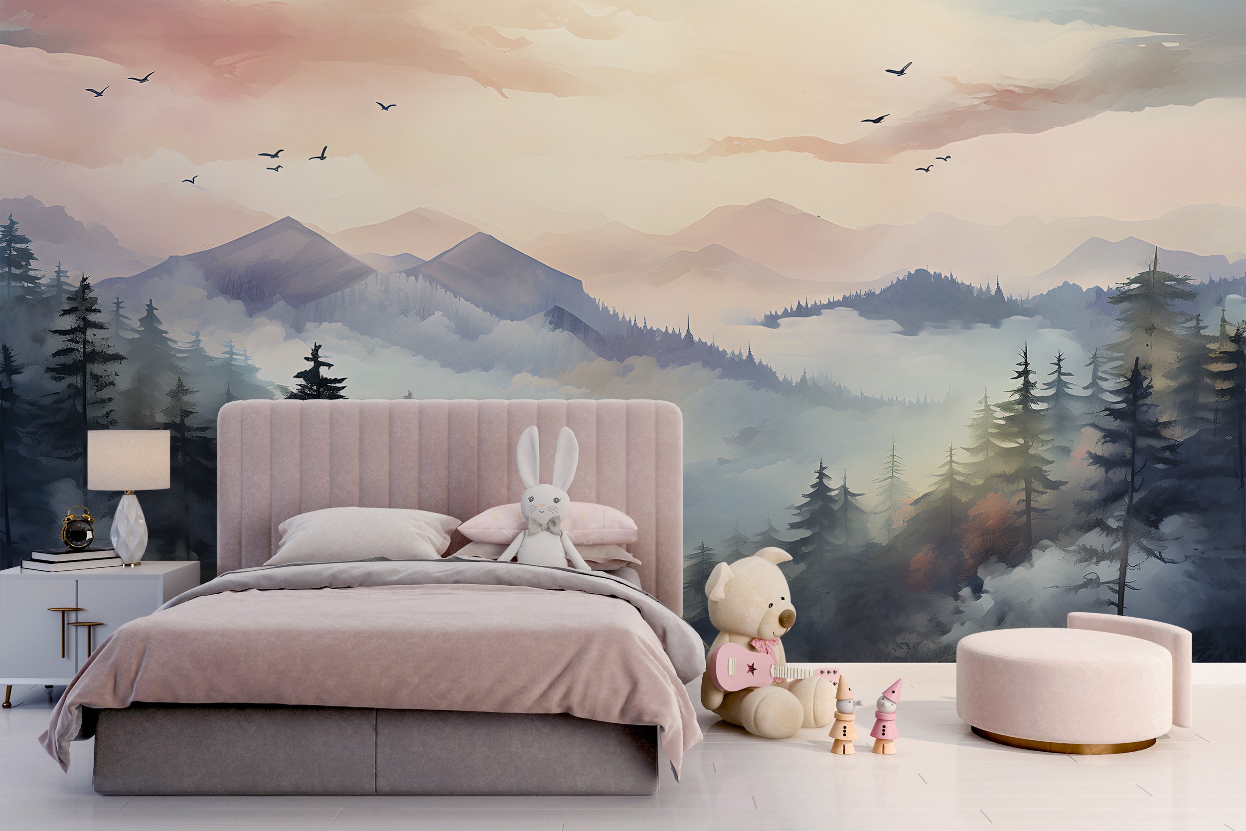 Nursery Nature Scene Self-Adhesive