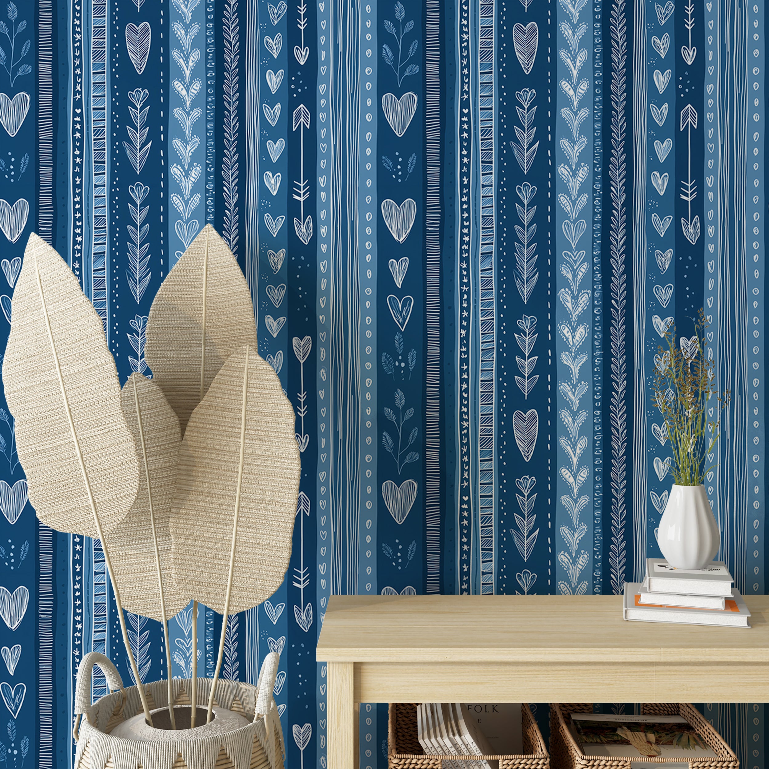 whimsical hearts wall covering
doodle heart kids wallpaper