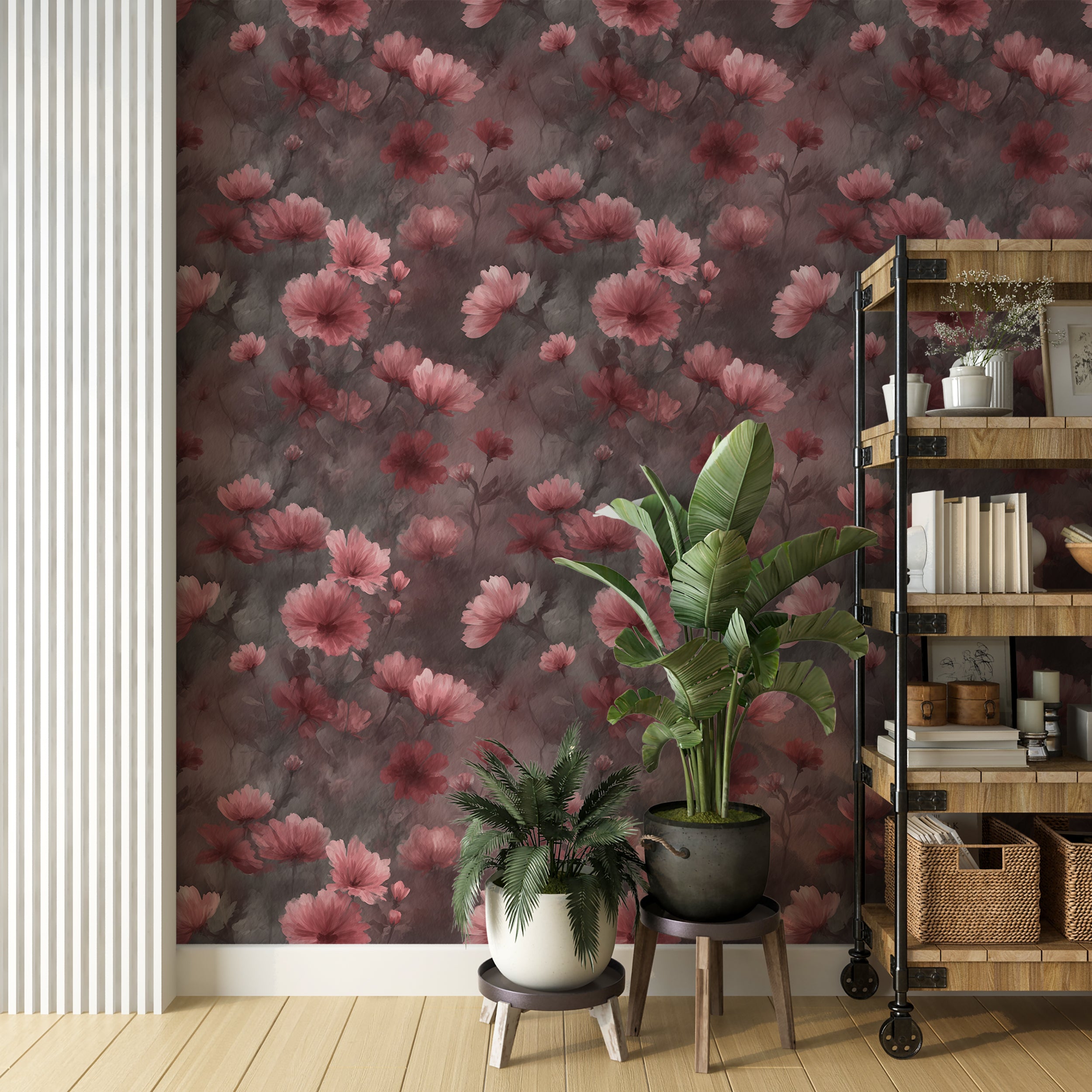 watercolor flower wall art
cozy elegant floral wallpaper