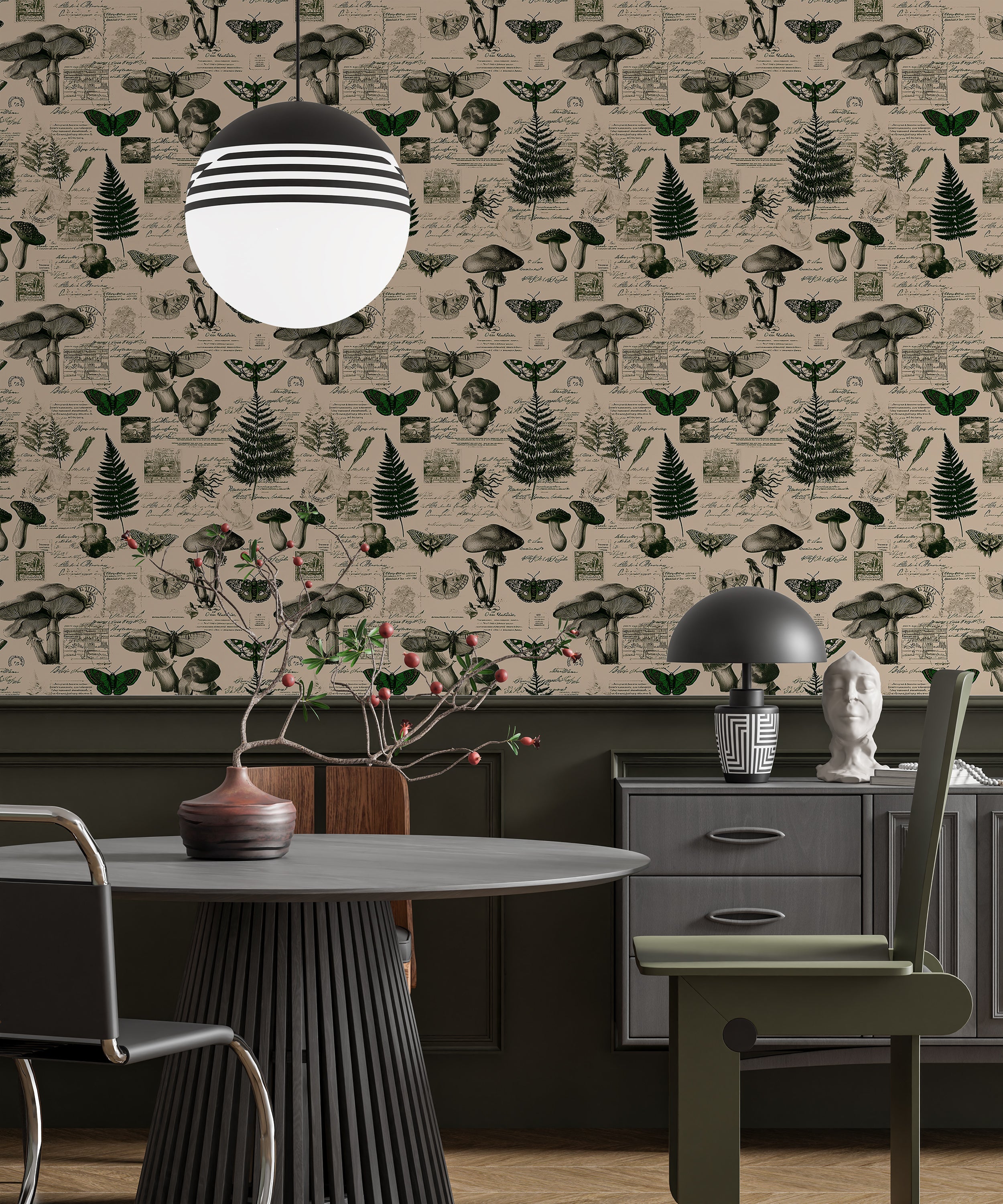 Collage of Mushrooms and Butterflies
Old World Botanical Wall Decor