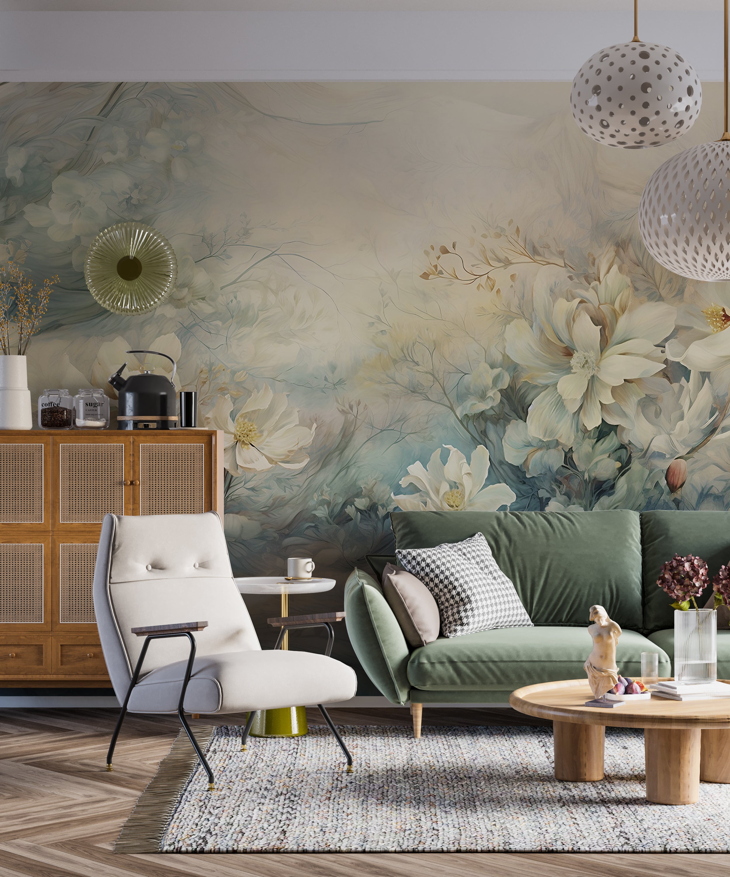 Sophisticated Vintage Floral Decor