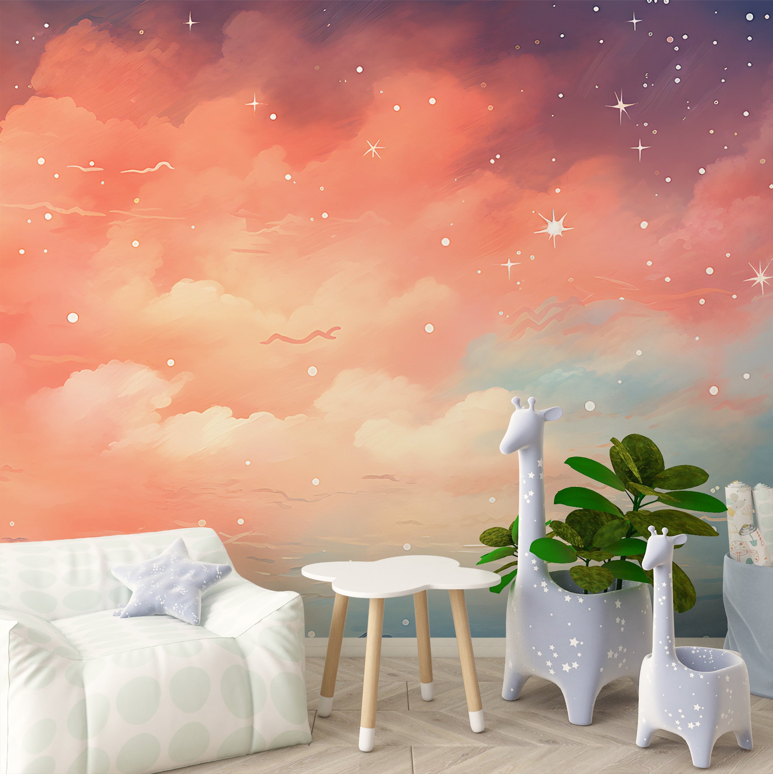 Peel and Stick Stars for Kids' Room