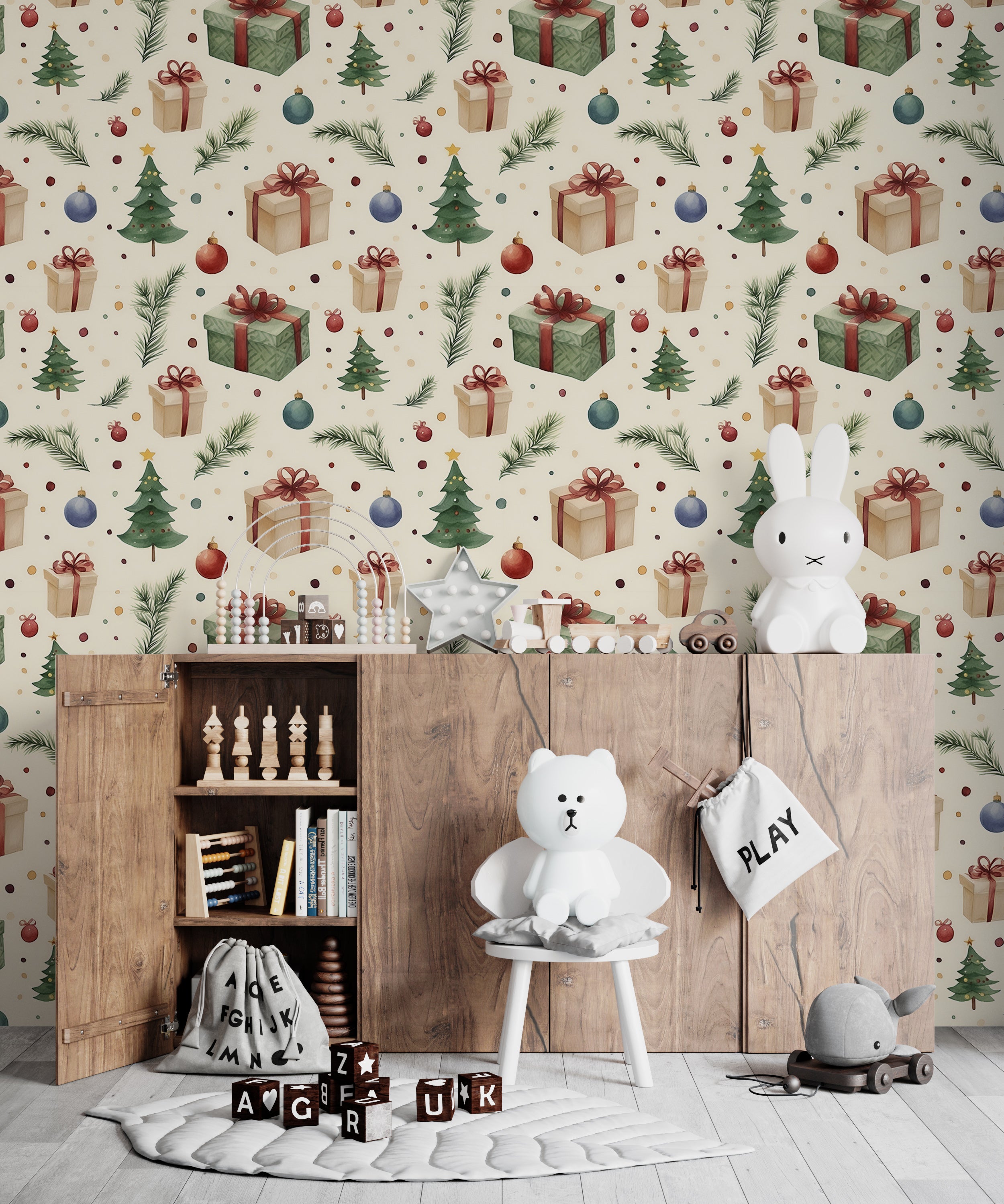 Festive Holiday Wallpaper for Home