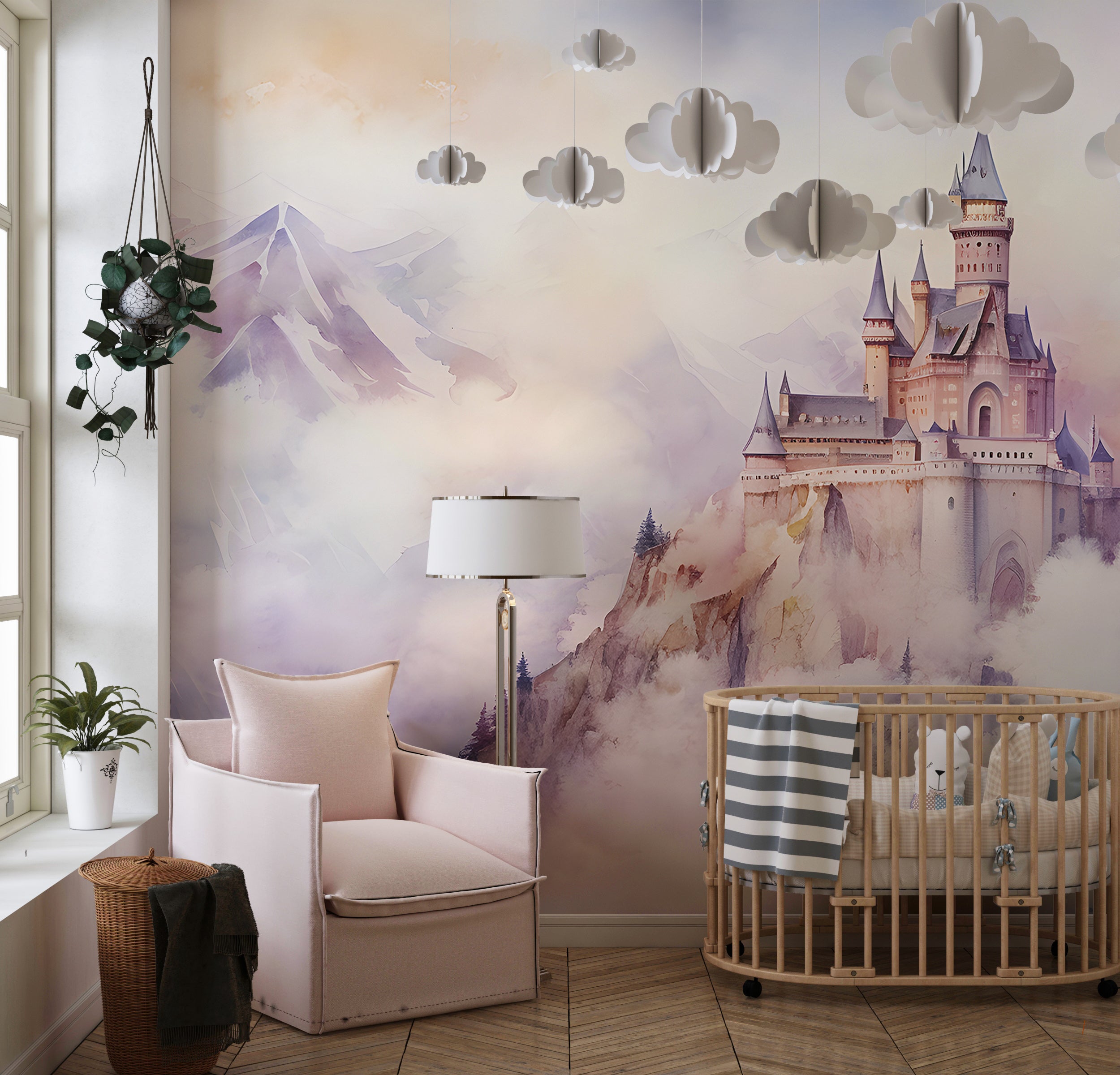 Imaginative Castle in the Clouds Decor