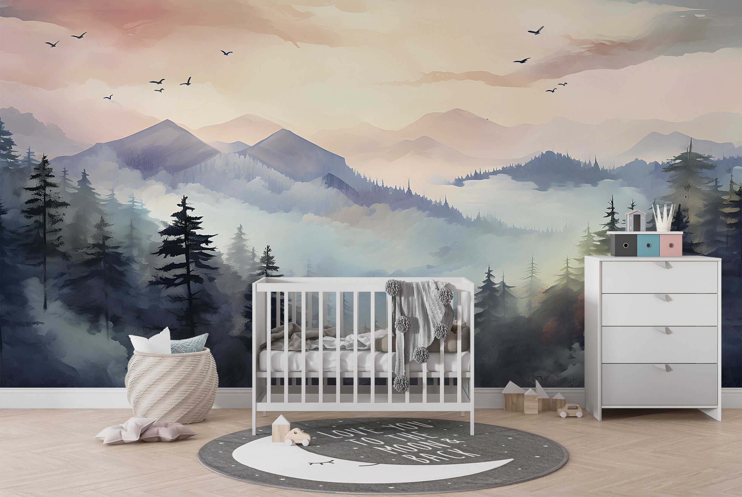 Whimsical Sunset Wall Decor