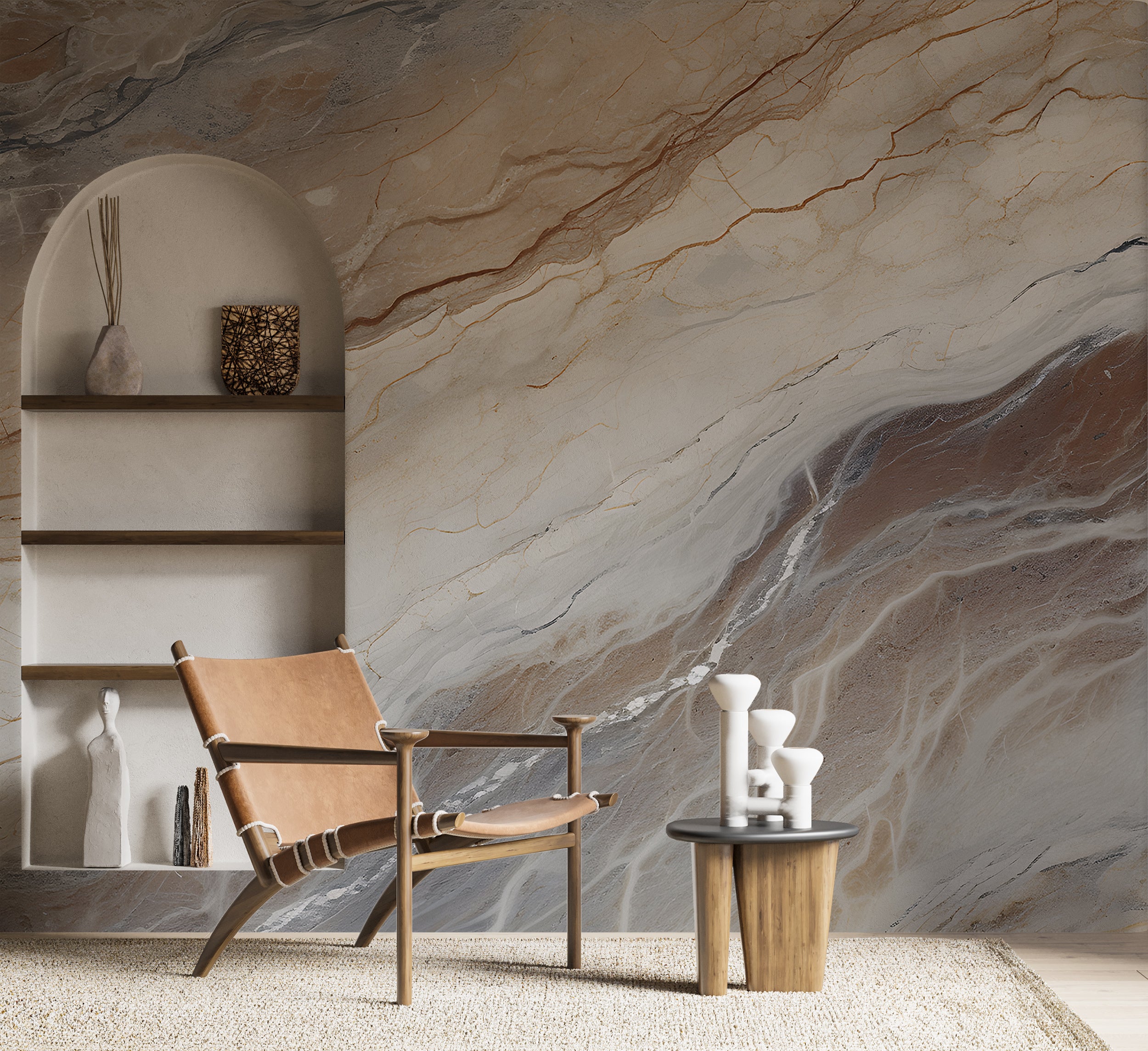 Classic Marble Pattern Wall Art