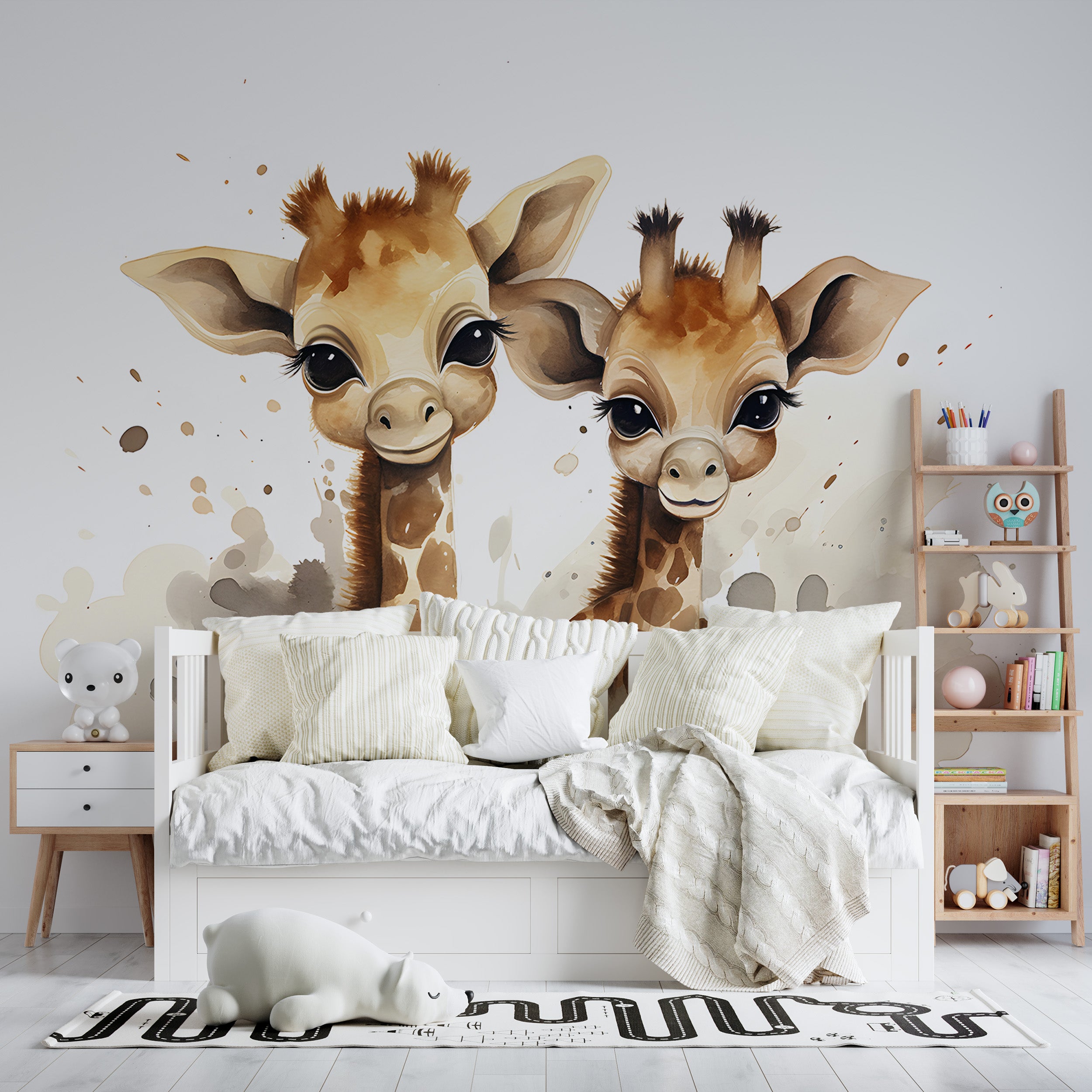 Watercolor Wildlife Nursery Decor