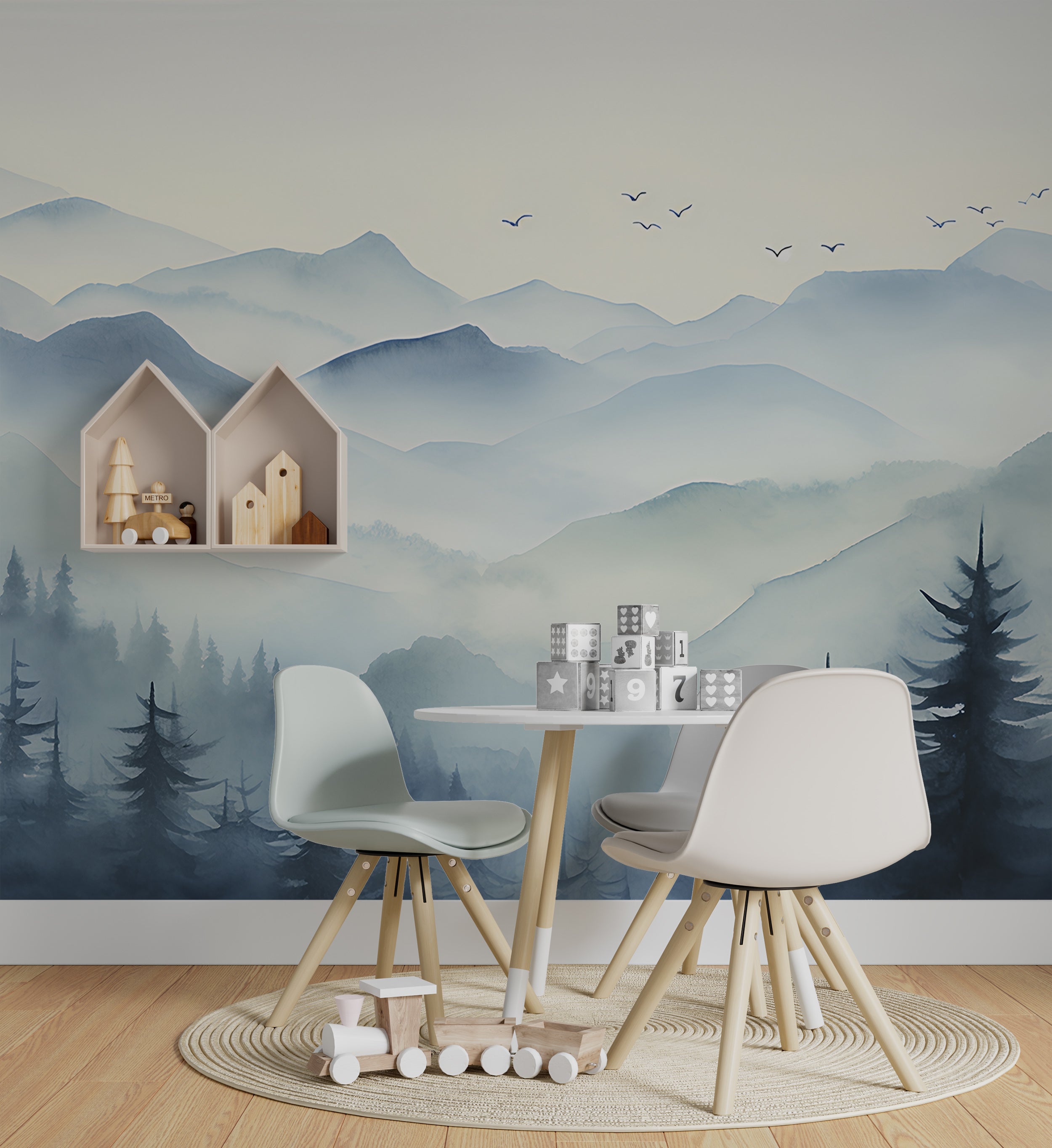 Calming Ombre Nature Home Decor