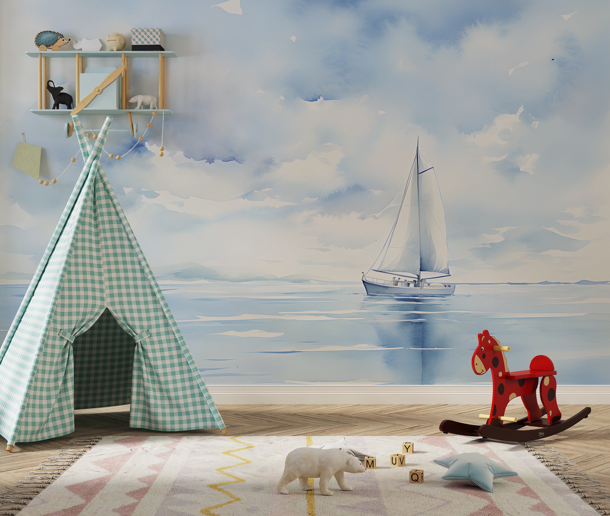 Nautical Nursery Sea Wallpaper Decor