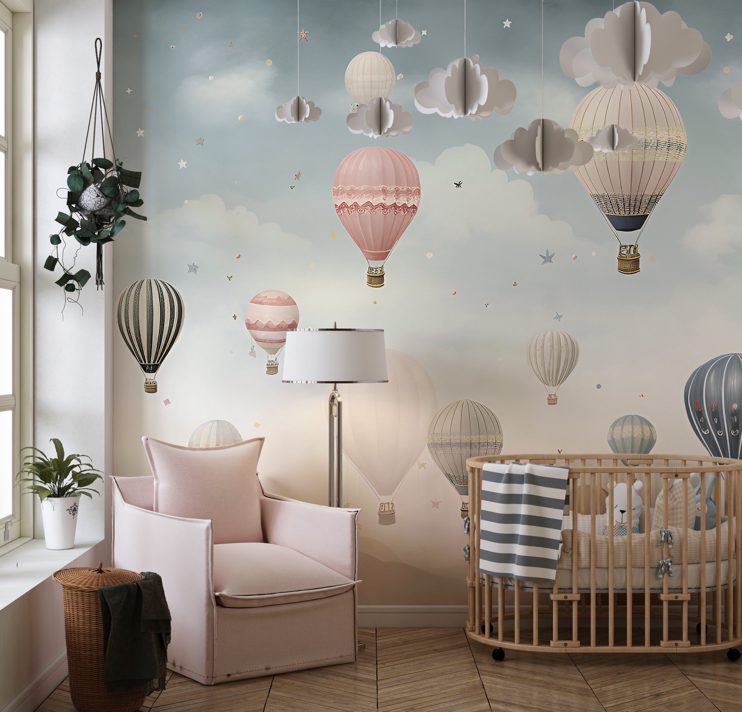 Peel and Stick Sky Stars Mural