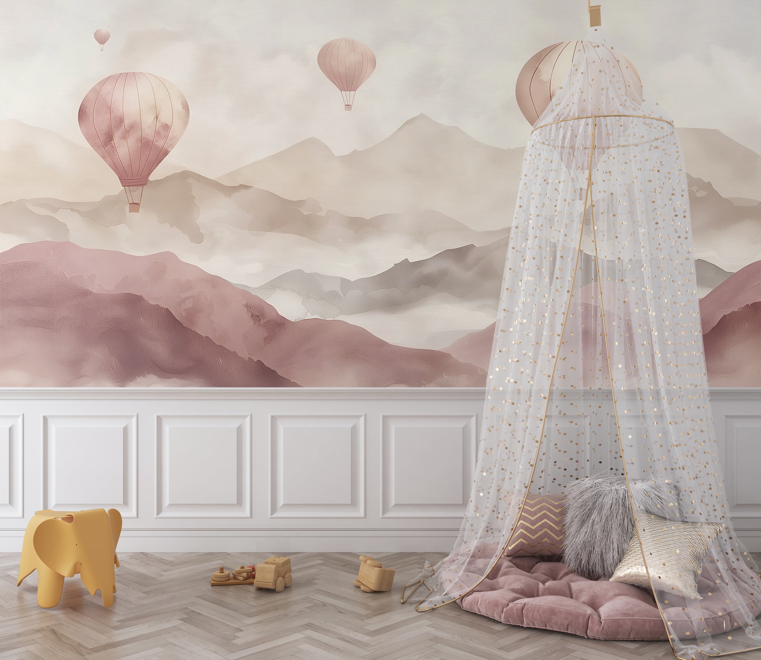 Boho nursery wall decor