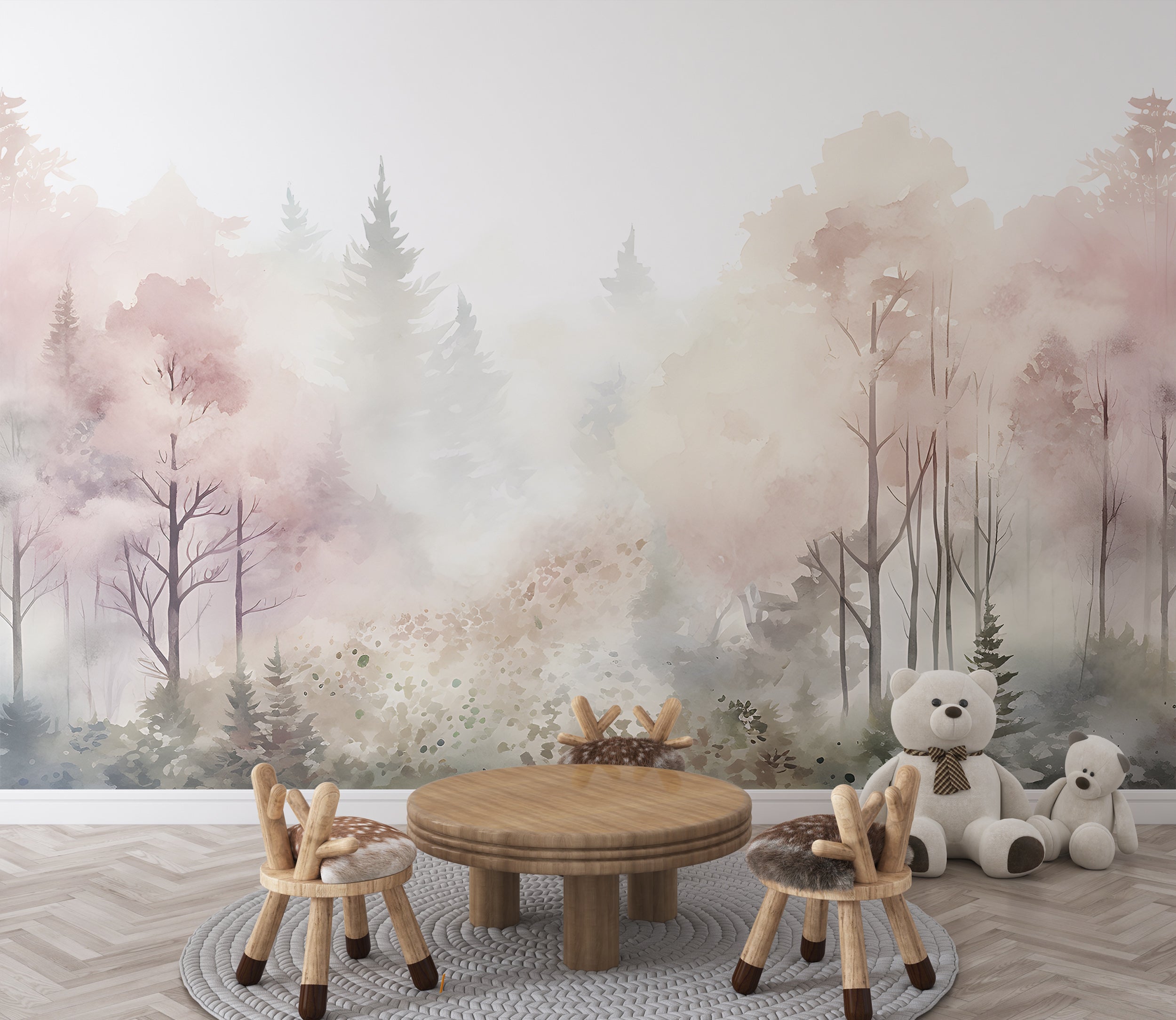 Nature's Beauty in Pink Wallpaper