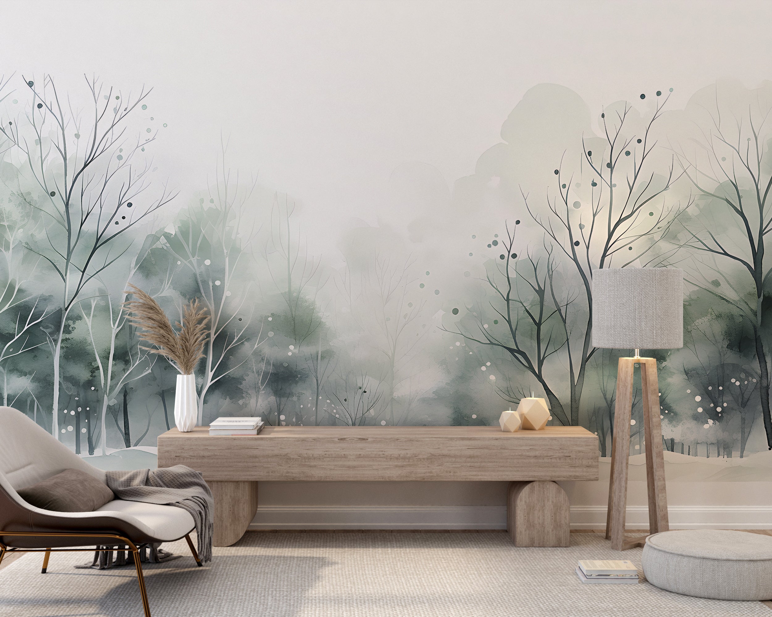 Captivating Winter Landscape Wall Decoration