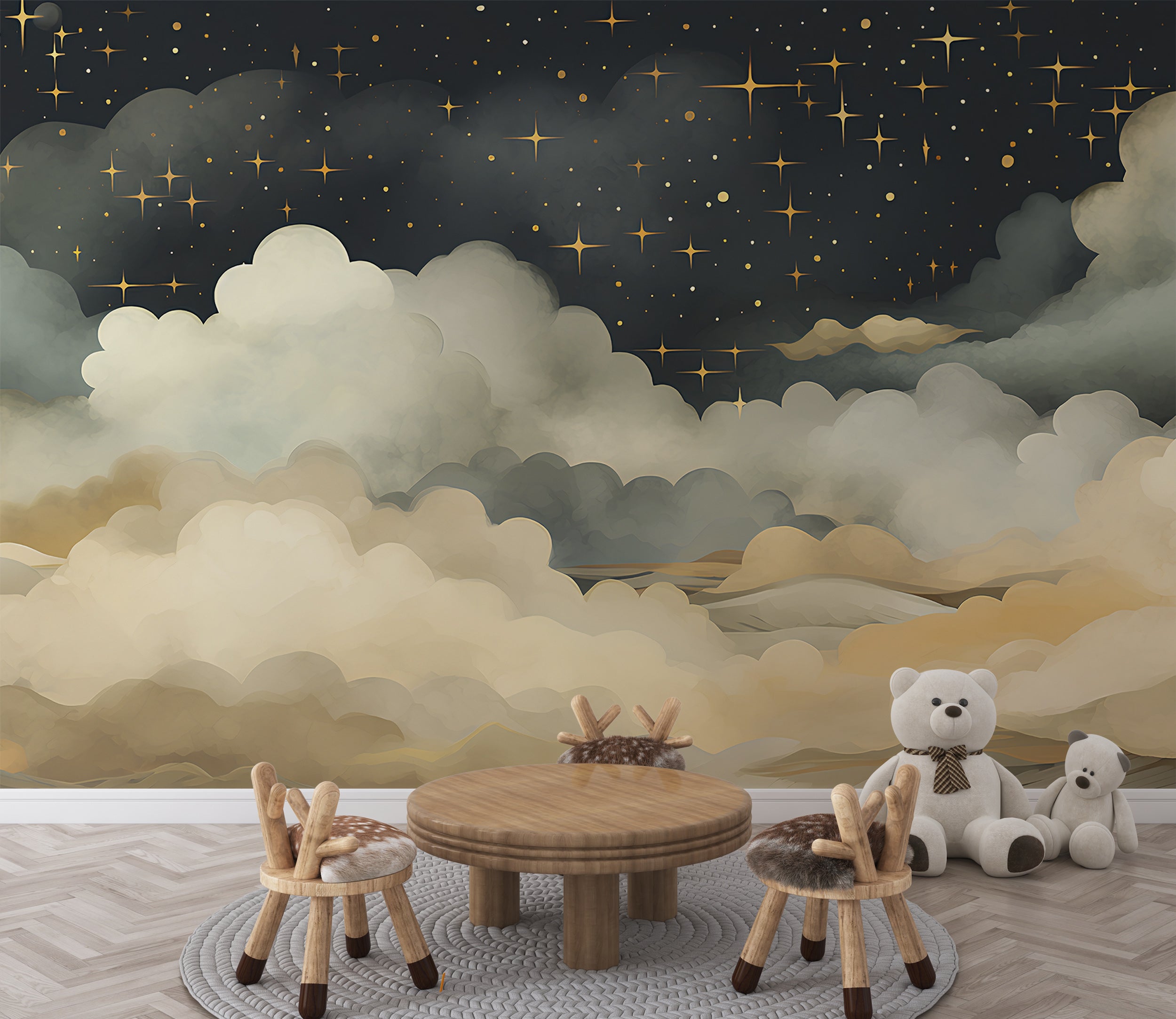 Starry Night Wall Decoration for Kids