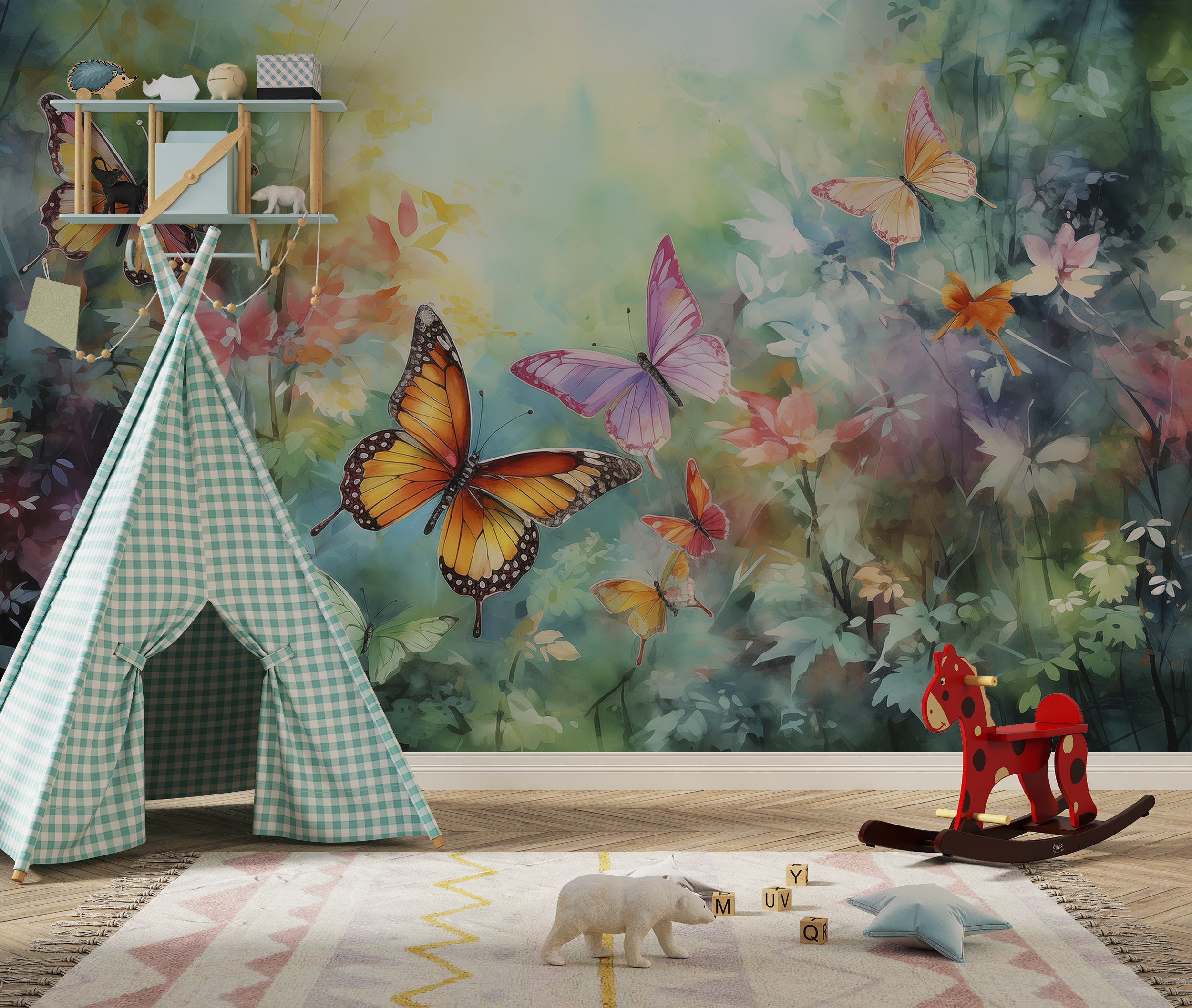Vibrant Jungle Nursery Wall Decor