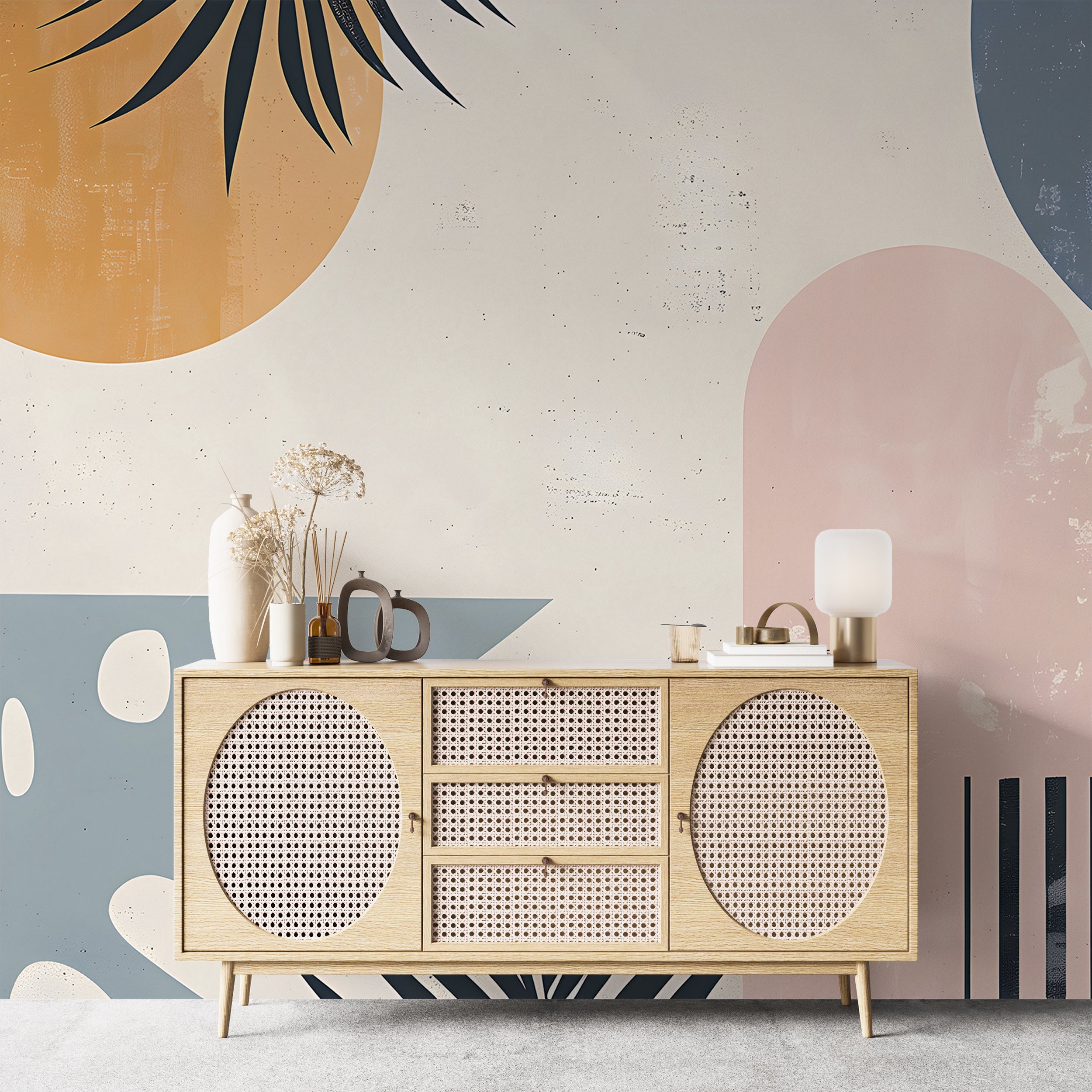 Peel and Stick Abstract Shapes for Trendy Rooms