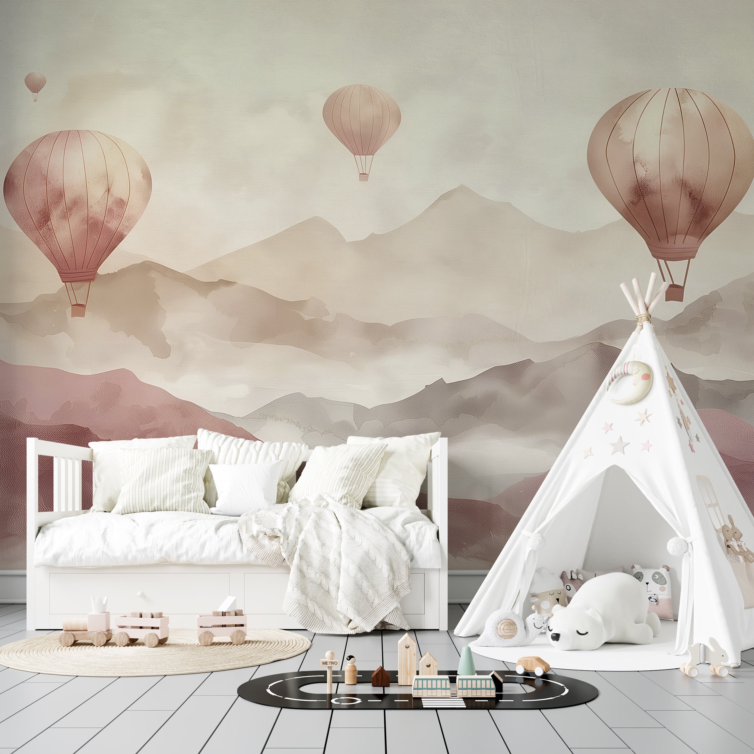 Pastel colors landscape wallpaper