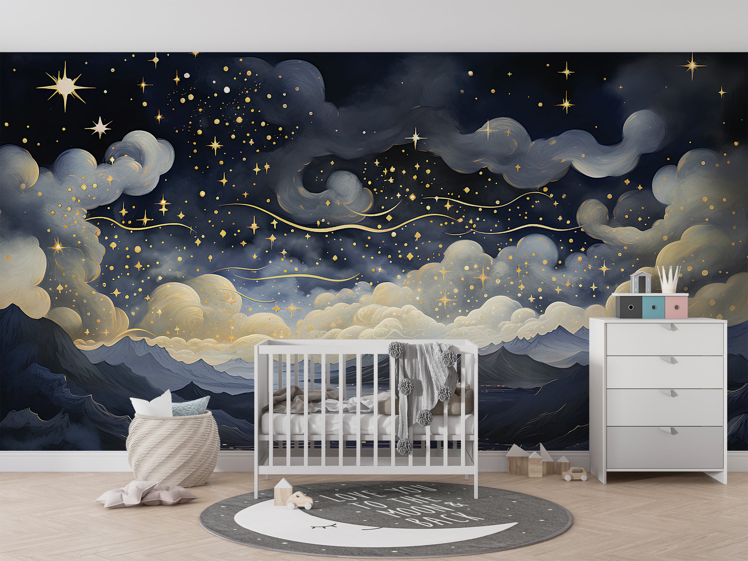 Peel and Stick Celestial Scene