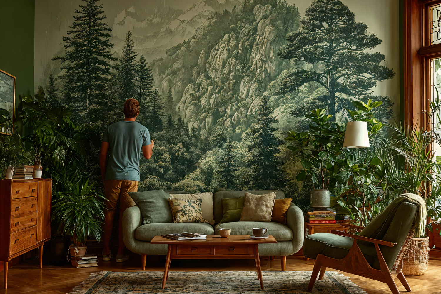 Applying peel and stick wallpaper — PVC-free and vinyl materials step-by-step guide