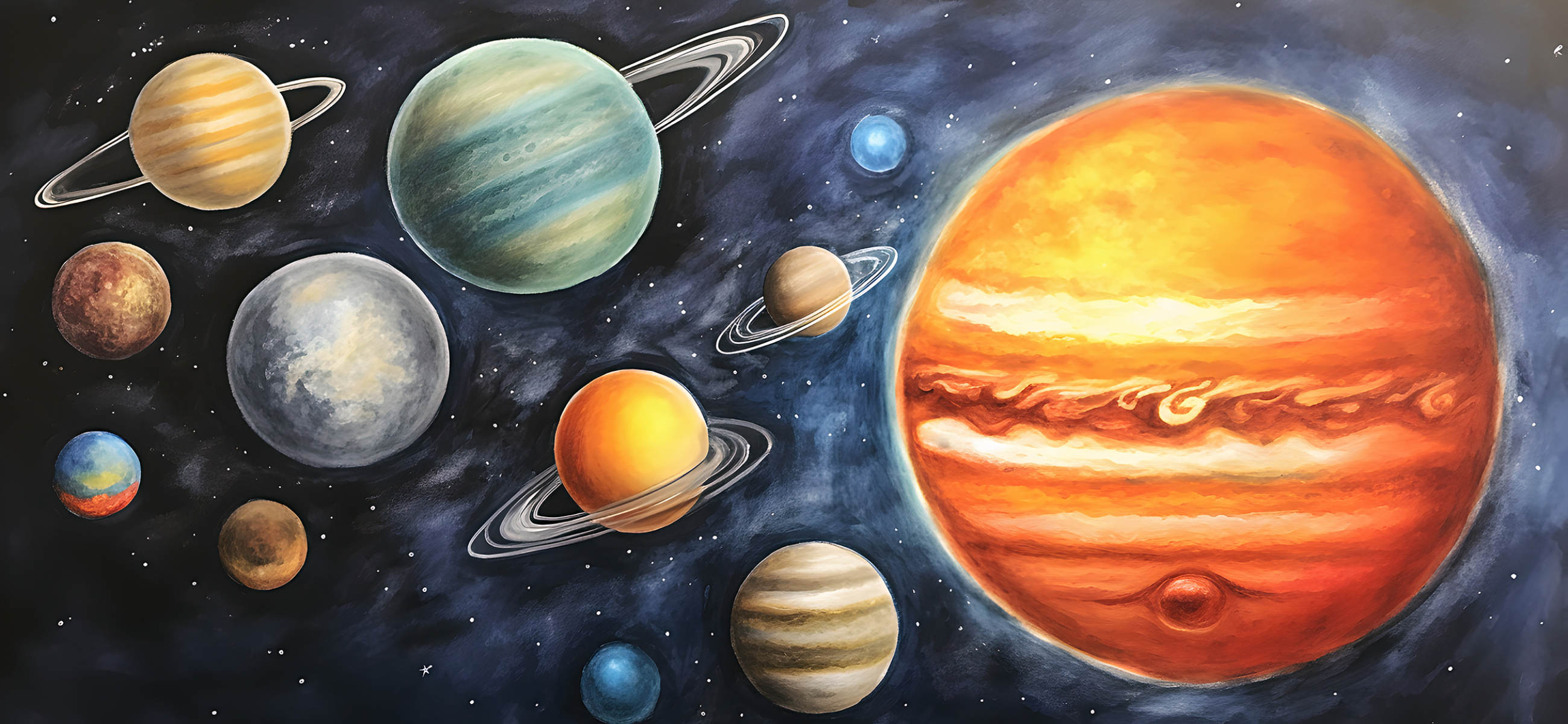 Space collection peel and stick murals