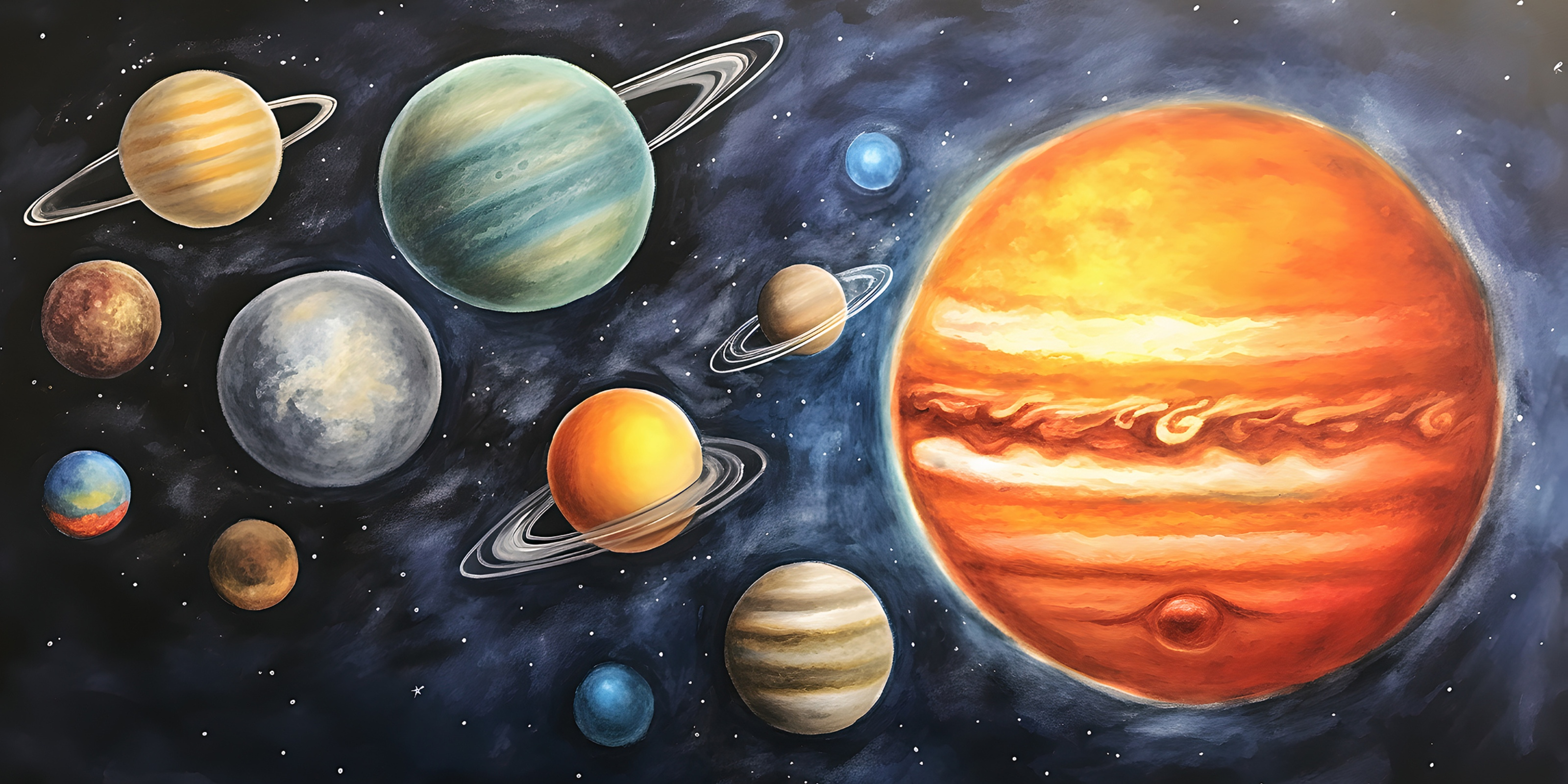 space and planets wallpapers and murals