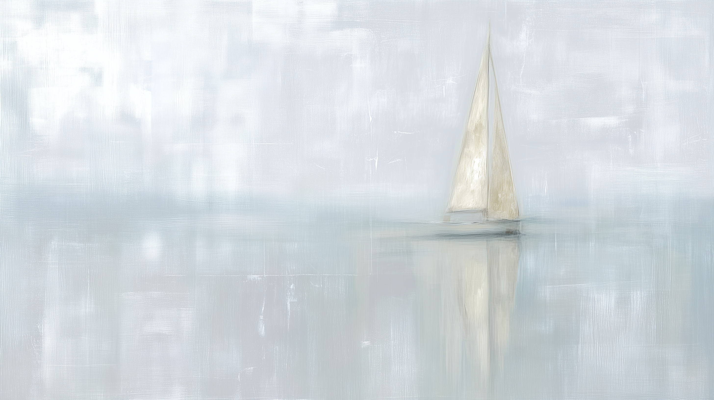 Minimalist boat peel and stick mural

Soft ocean scene wall decor
