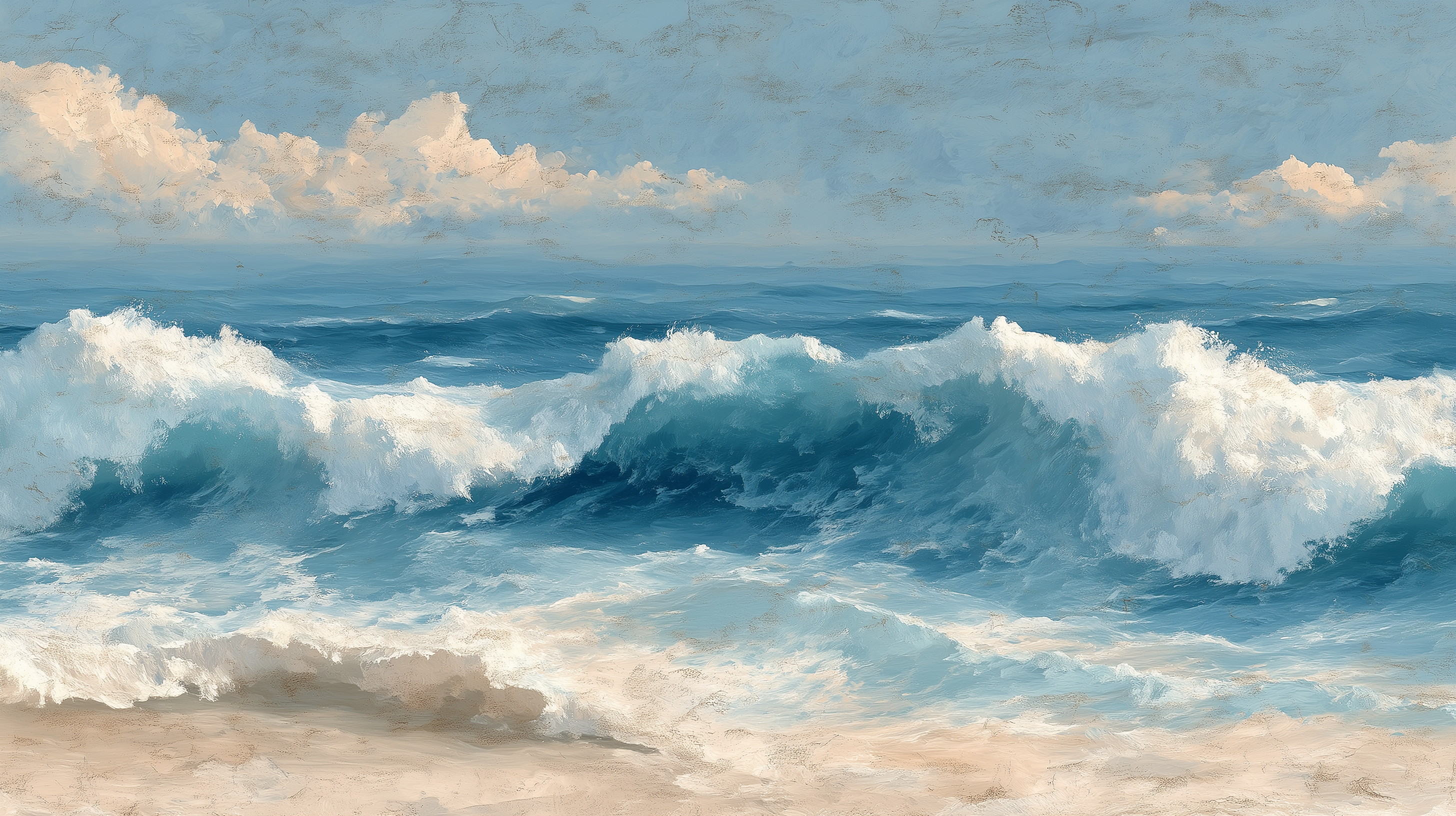 Coastal ocean wall mural for large spaces

Sea-inspired peel and stick wallpaper