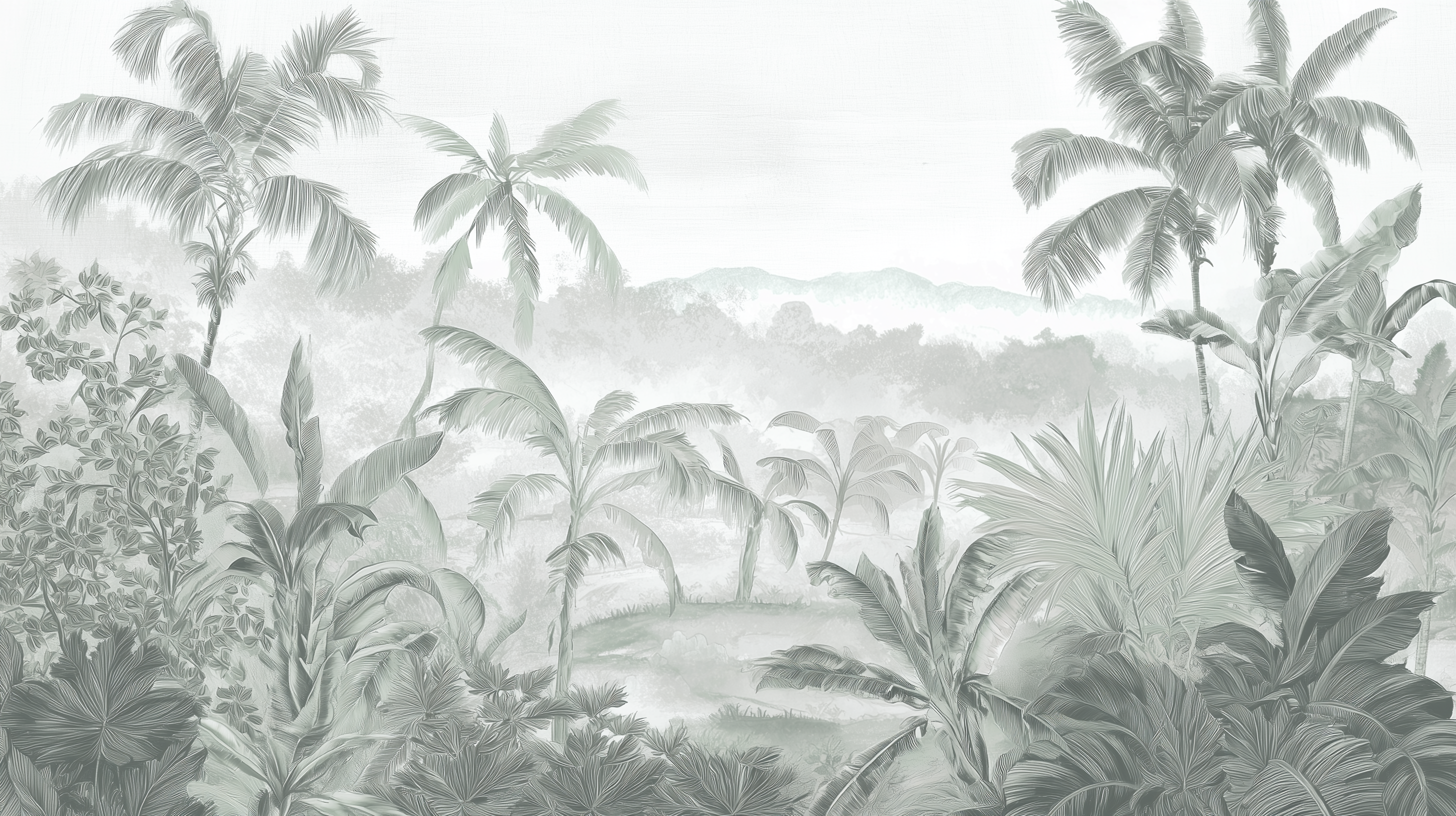 vintage botanical wallpaper

palm leaves jungle etching
