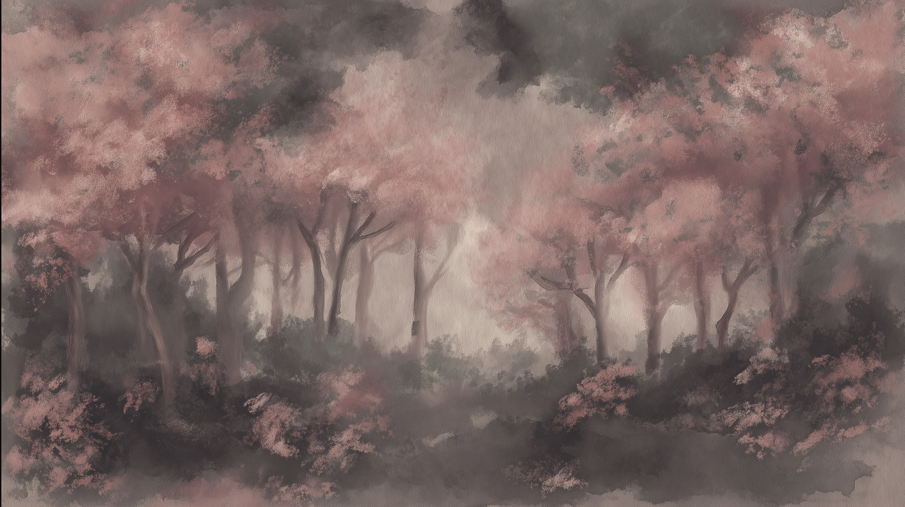 Japanese forest wall mural art

Blush pink flower tree mural