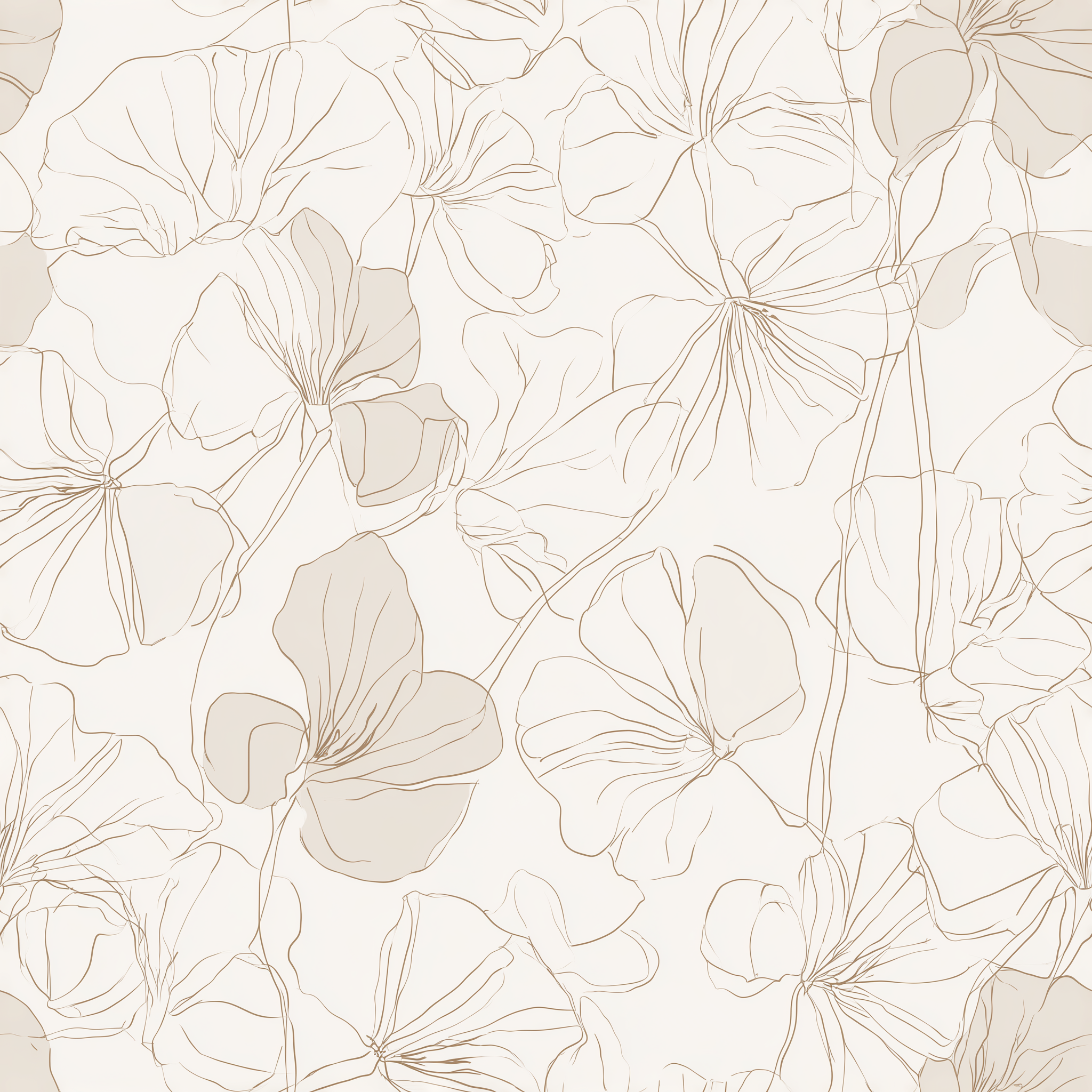 Light beige minimalist wallpaper

Subtle floral line pattern on cream