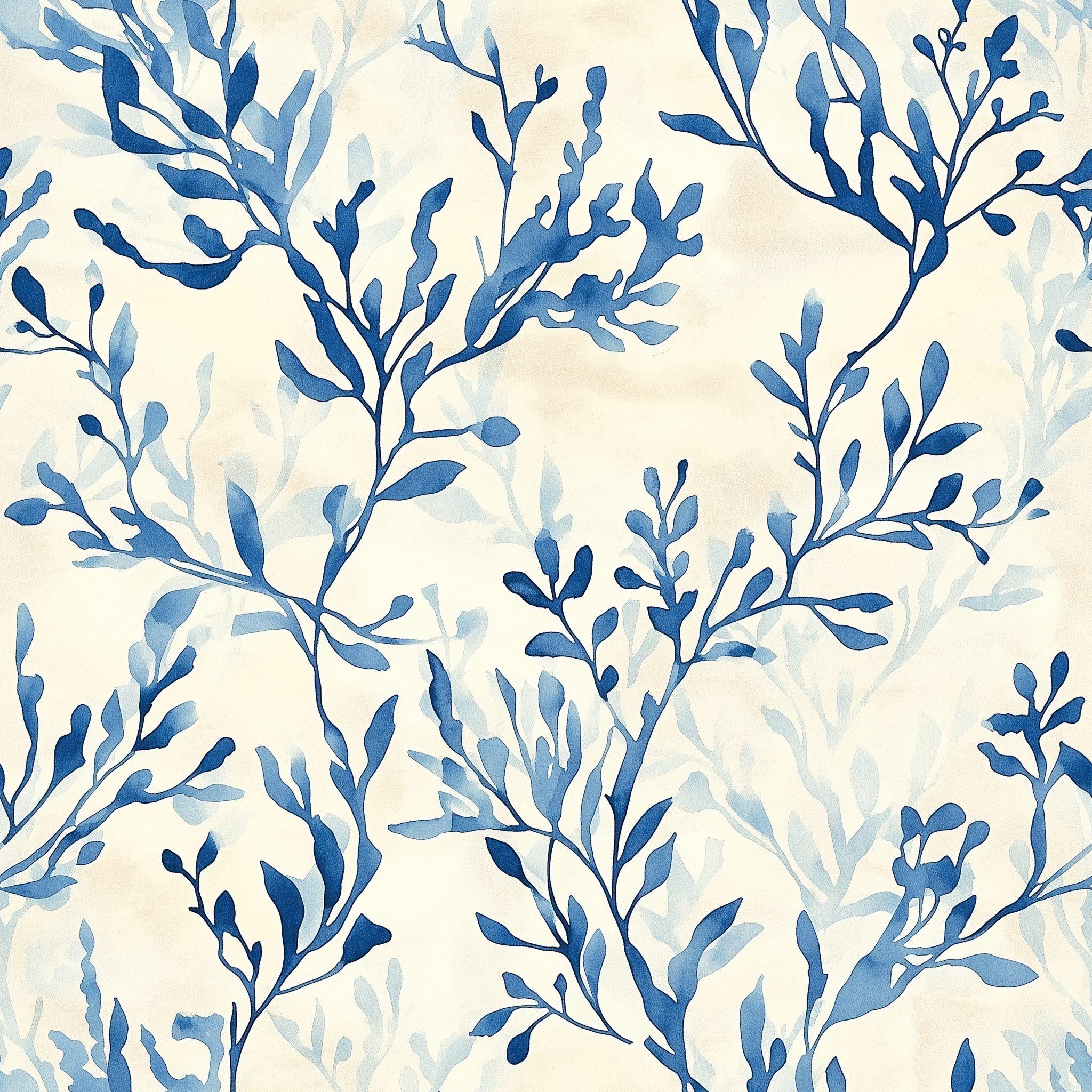 Blue sea plants wallpaper for marine-themed interiors
Easy-to-remove botanical wallpaper for bathrooms and bedrooms